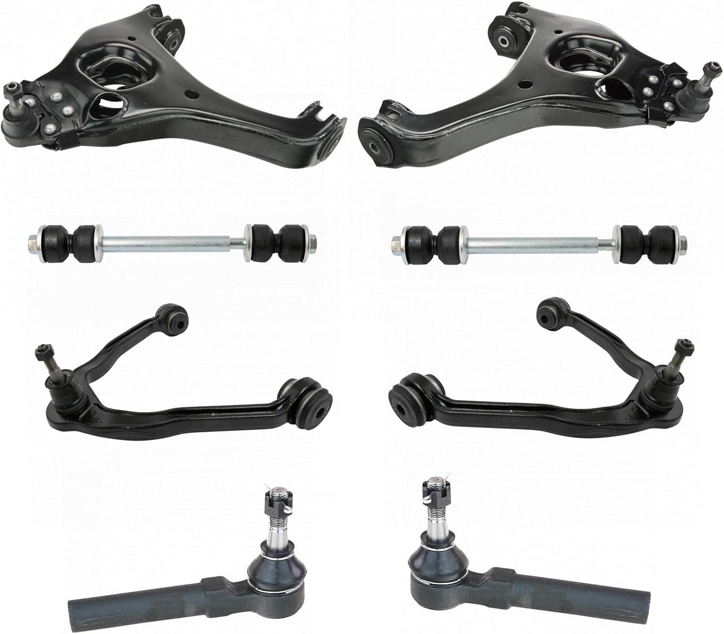 TRQ Front Steering Suspension Kit for Chevrolet GMC Vehicles