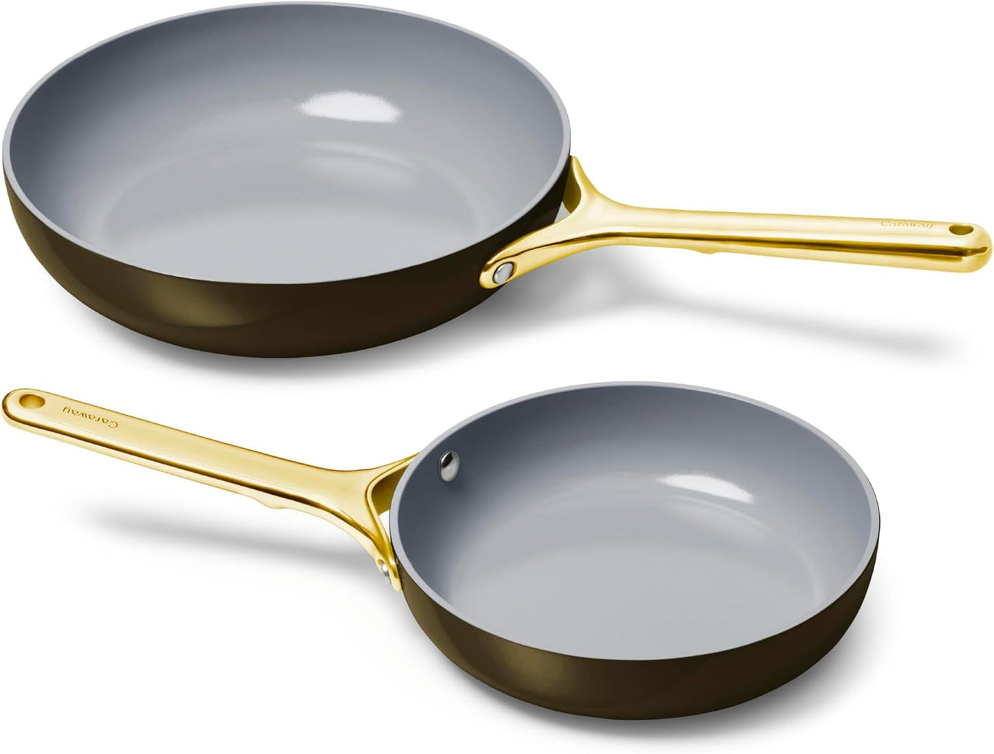 Caraway Fry Pan Duo - Nonstick Ceramic Frying Pan Set