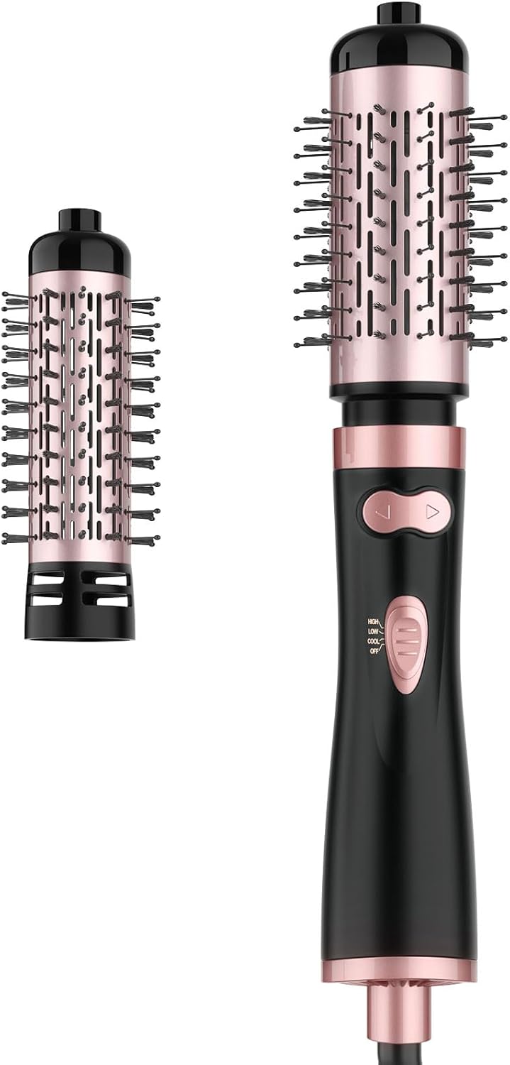 WEEYUM Rotating Blow Dryer Brush - 3-in-1 Hair Styling Power