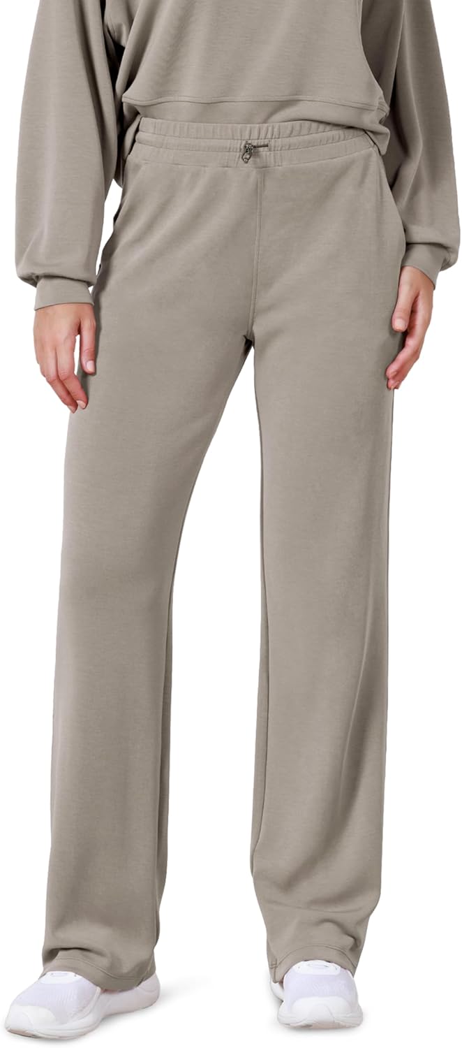 ODODOS Women's Modal Soft Wide Leg Pants with Pockets