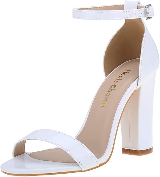 Women's Strappy Chunky Block Sandals for Dressy Occasions
