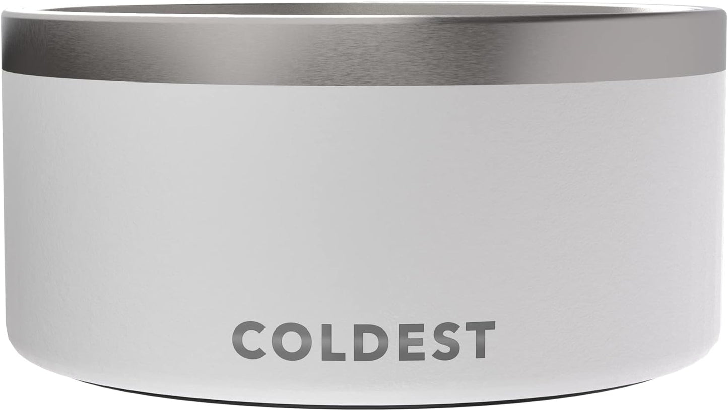 Coldest Dog Bowl - Heavy Duty Insulated Stainless Steel Design