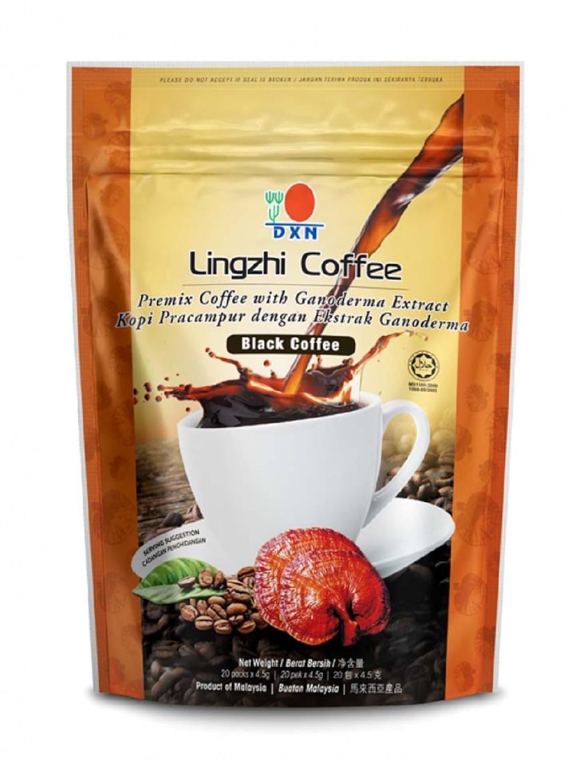 DXN Lingzhi Black Coffee - Boosts Energy