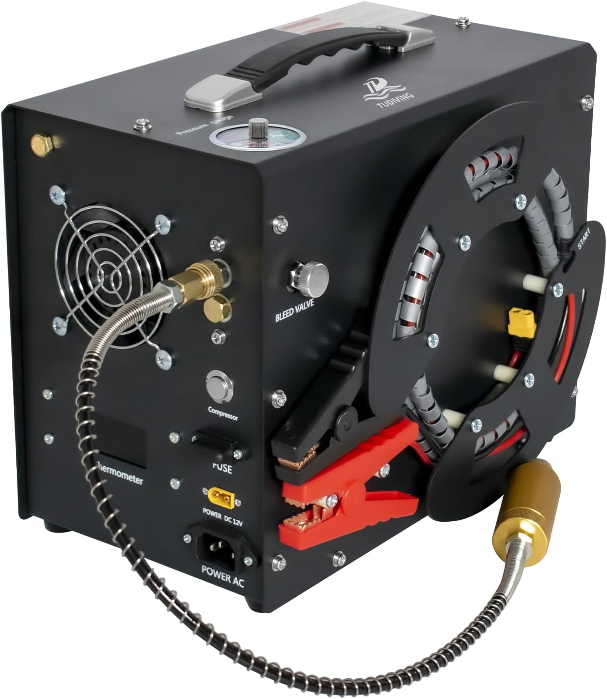 High Pressure Portable Air Compressor | Auto-Stop Feature | Unique Design