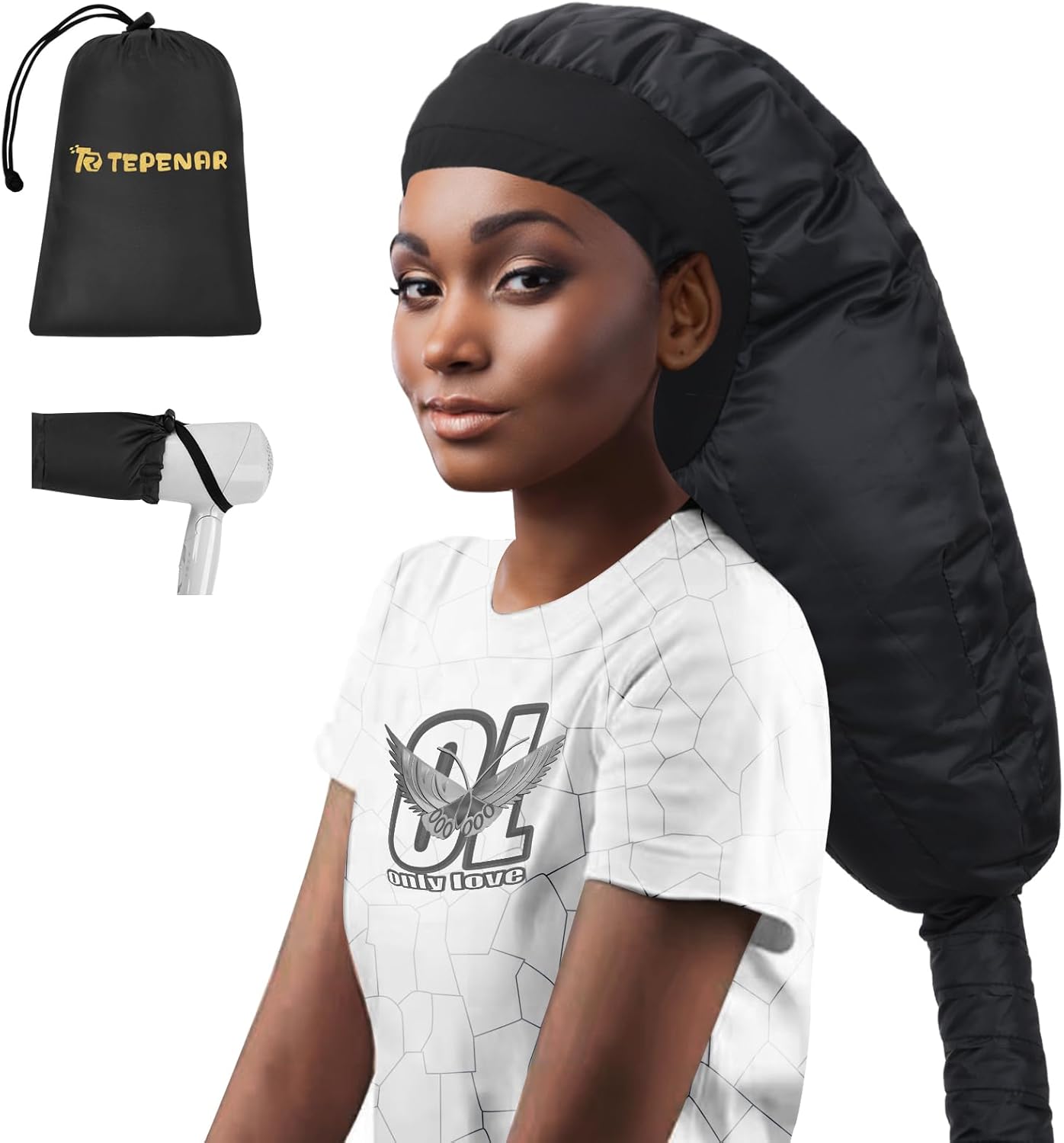 TEPENAR XL Bonnet Hair Dryer: Fast Drying