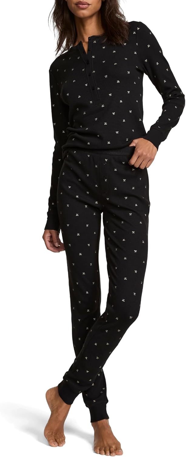 Victoria's Secret Thermal Pajama Set for Cozy Sleepwear Bliss