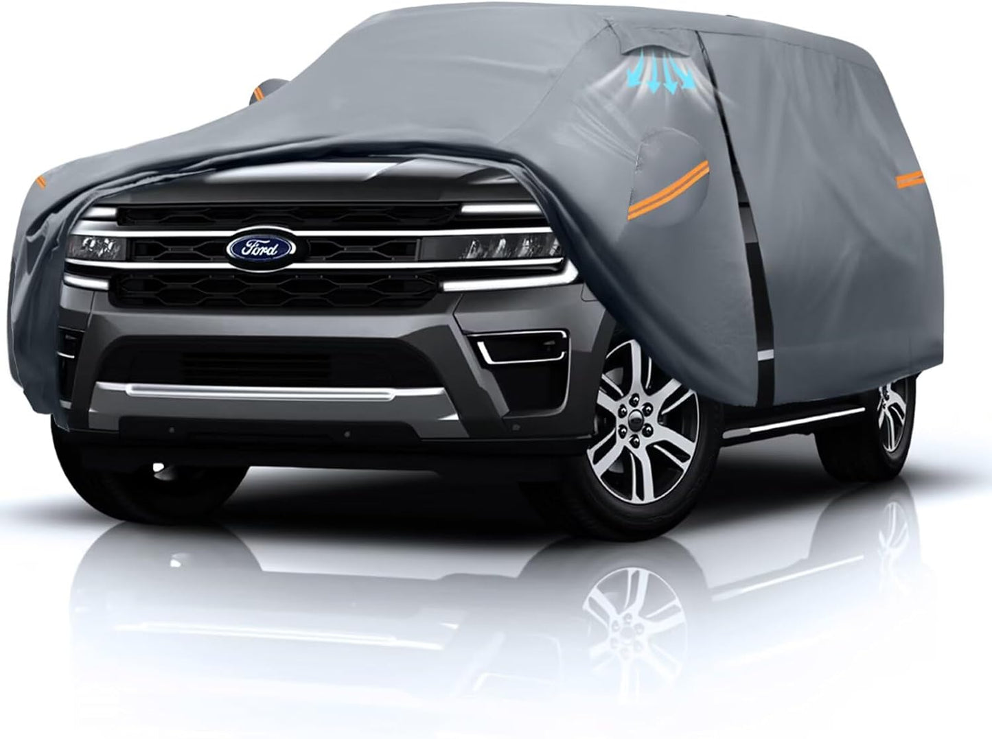Large SUV Car Cover for Ford Expedition - All Weather Protection