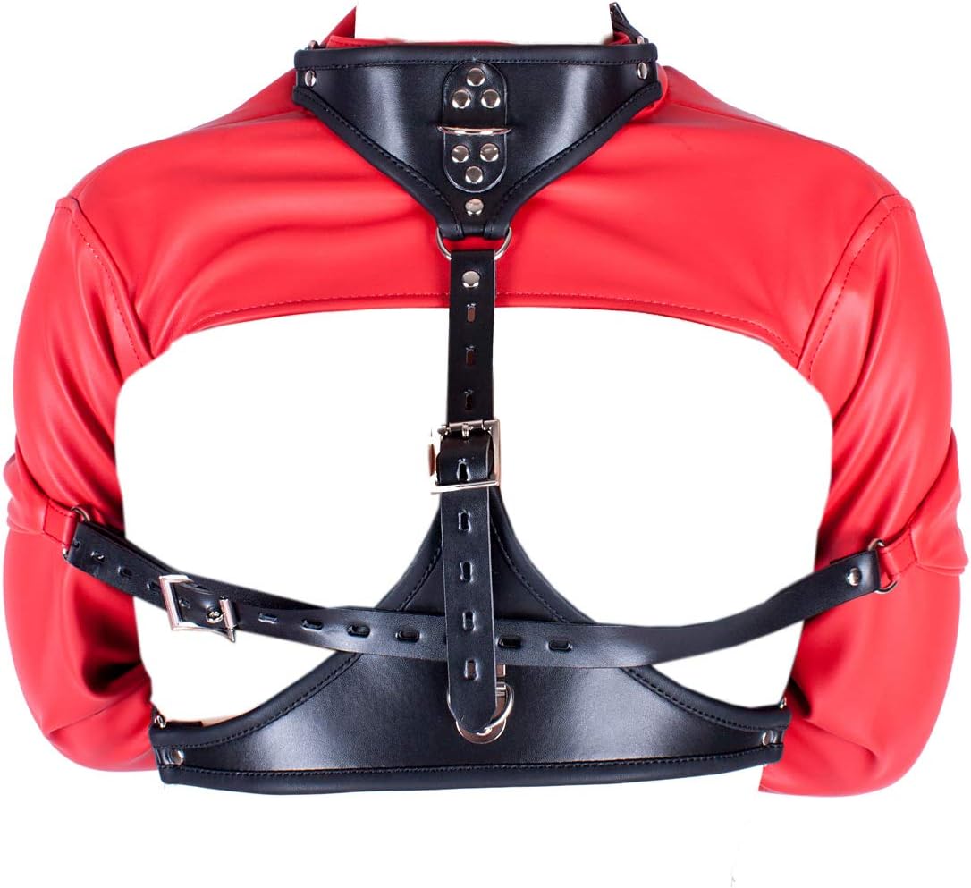 Yilu Leather Restraint Armbinder for Kinky BDSM Fun and Play