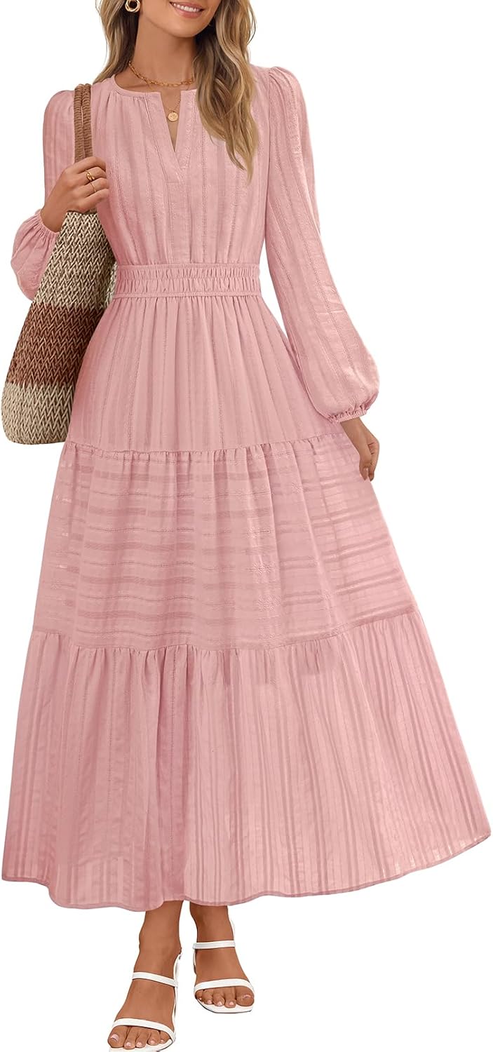 Stylish MEROKEETY Fall Dresses for Women with Pockets