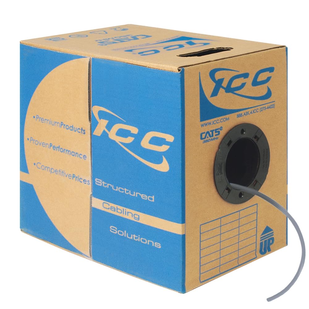 ICC Cat5e CMP Plenum Ethernet Cable for Reliable Networking