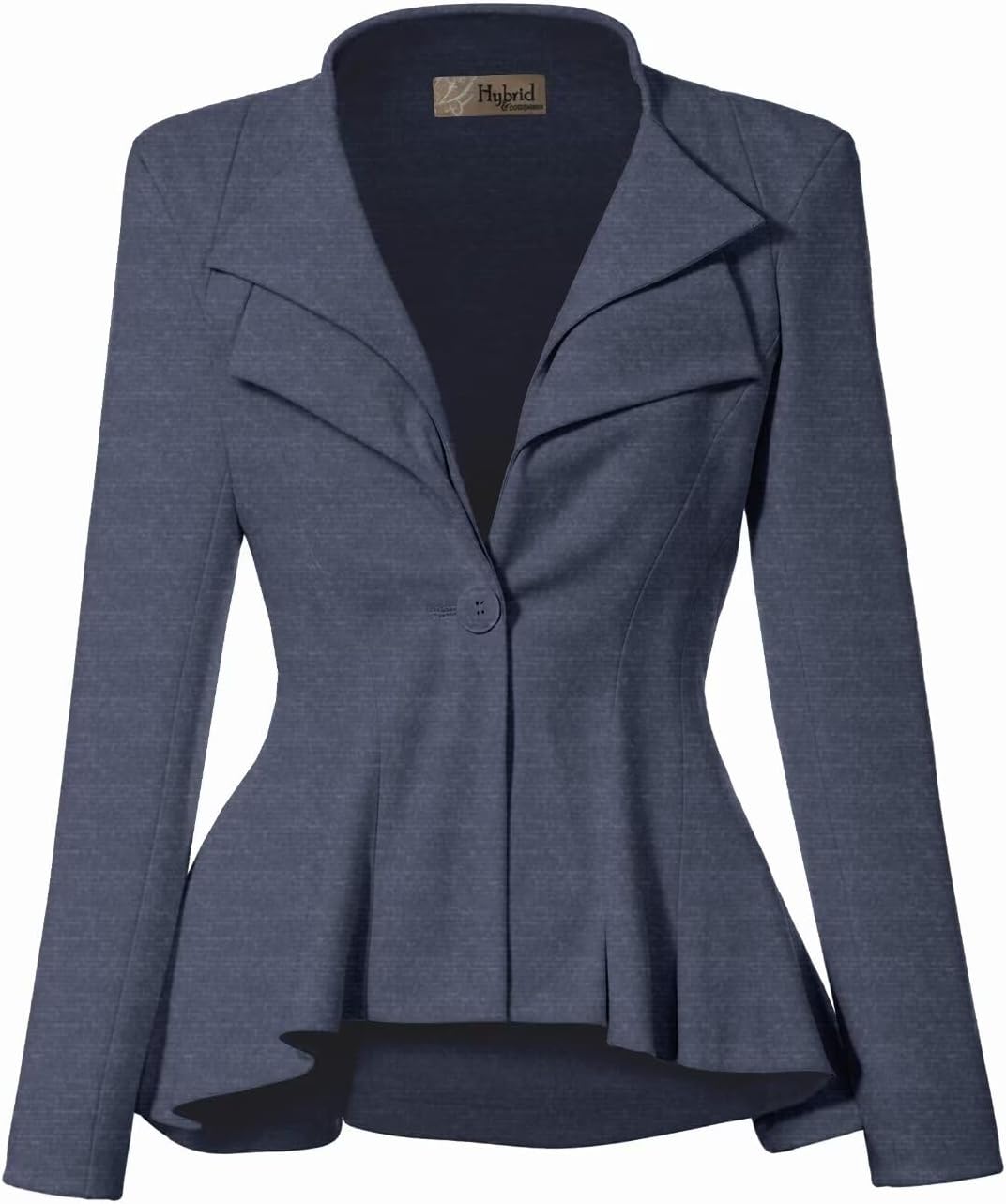 Hybrid Women's Casual Work Office Dressy Peplum Blazer