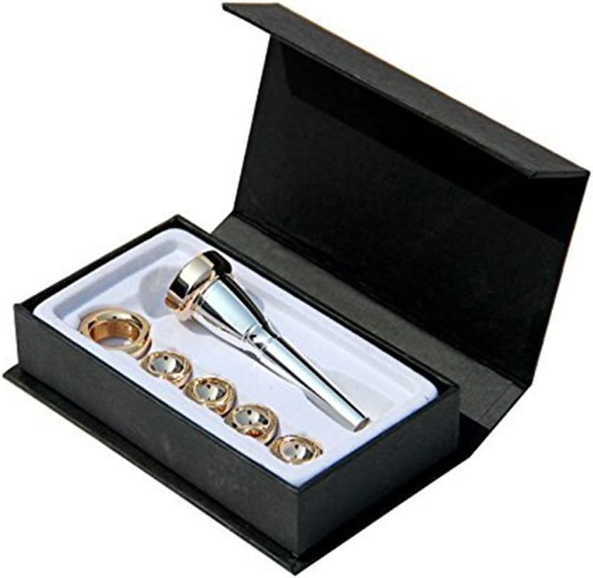 Brass Gold Silver Plated Trumpet Mouthpiece for Bb and C Key