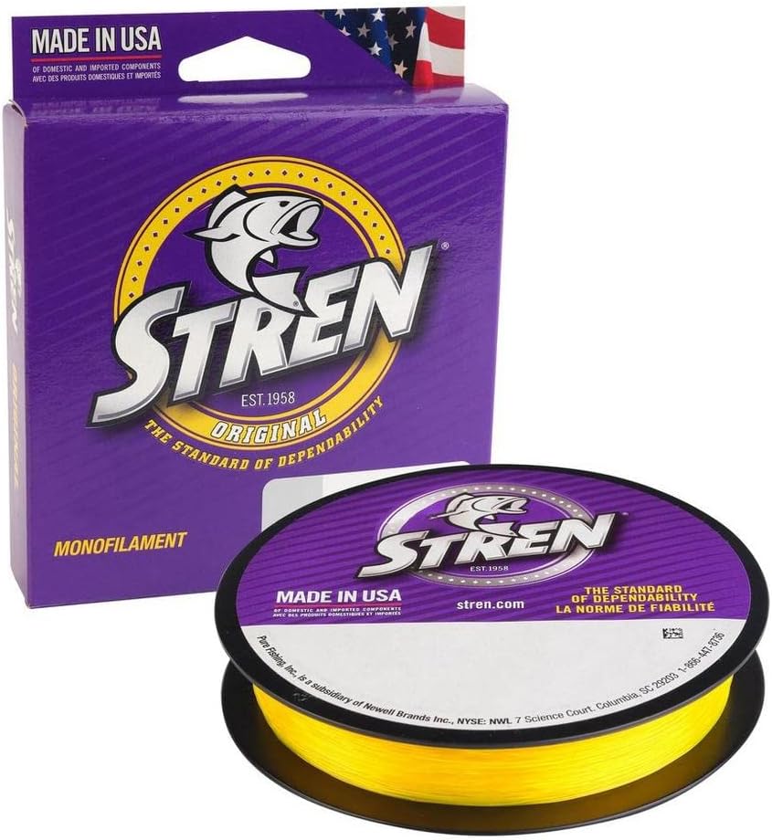 Stren Hi-Vis Gold 20lb Fishing Line - Ideal for Freshwater!