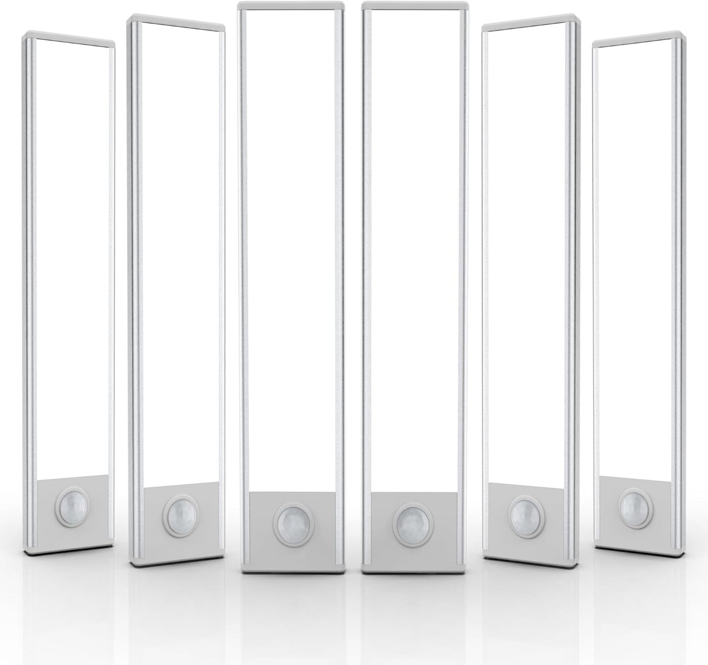 6 Pack Wireless Under Cabinet Lights with Motion Sensor Technology