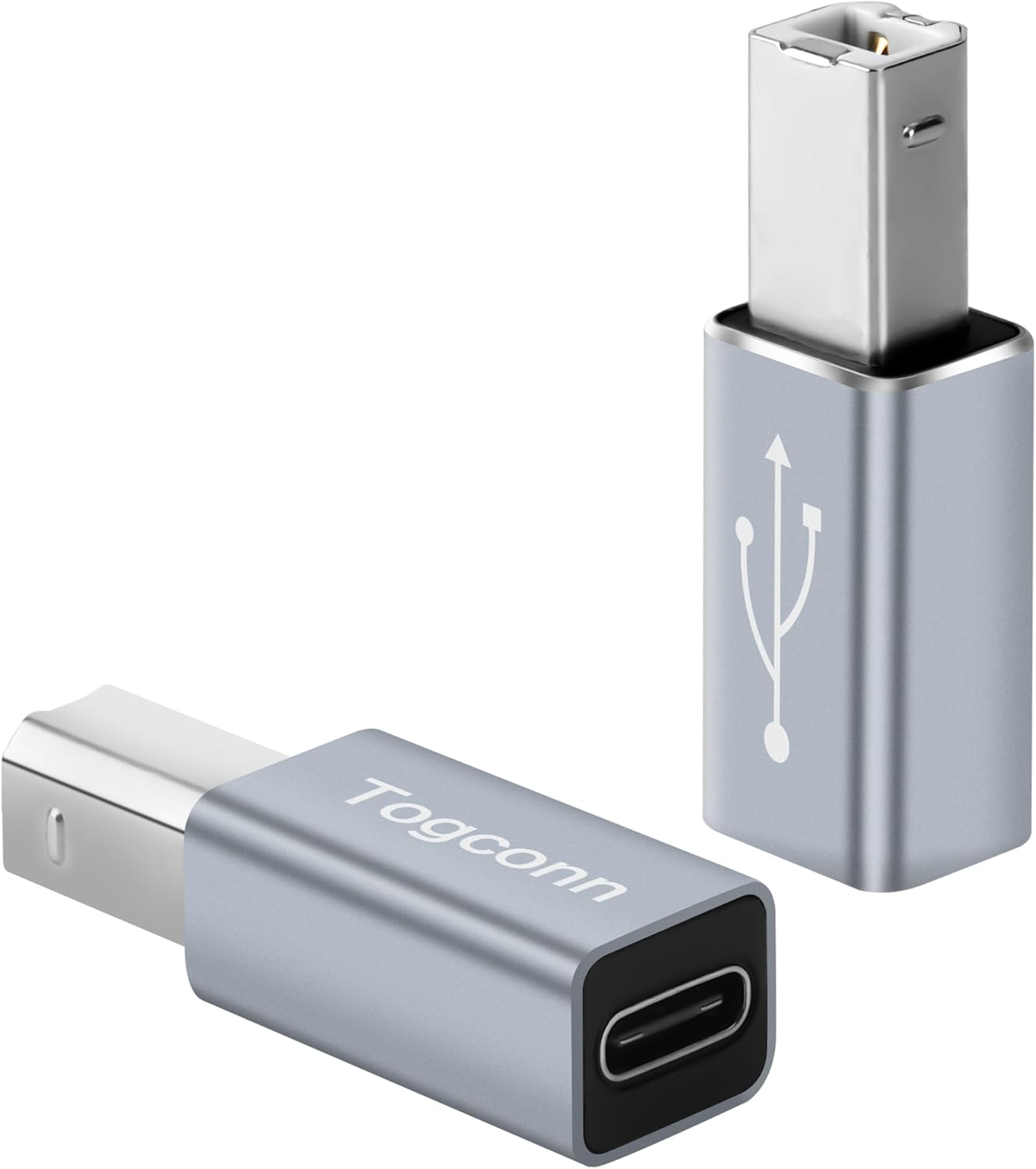 Togconn USB C to Printer Adapter (2 Pack) - Fast Data Sync for Electric Piano & More