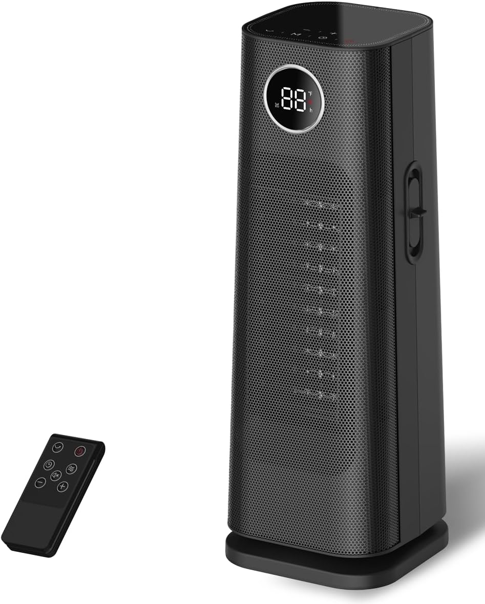 Sunnote 1500W Fast Heating Ceramic Heater - Remote Control, 5 Modes