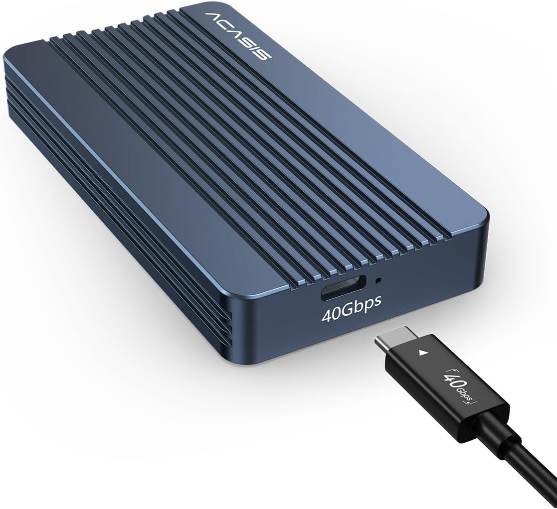 ACASIS 40Gbps M.2 NVMe SSD Enclosure for Fast Data Transfer