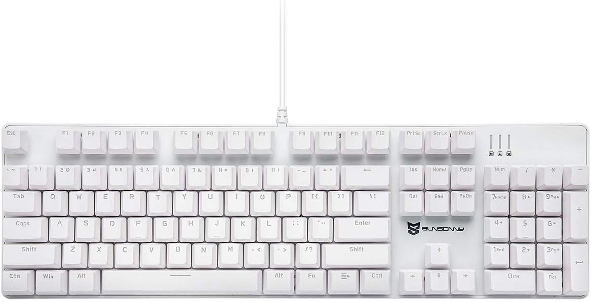 Mechanical Keyboard Gaming Keyboard with Blue Switches & Backlit