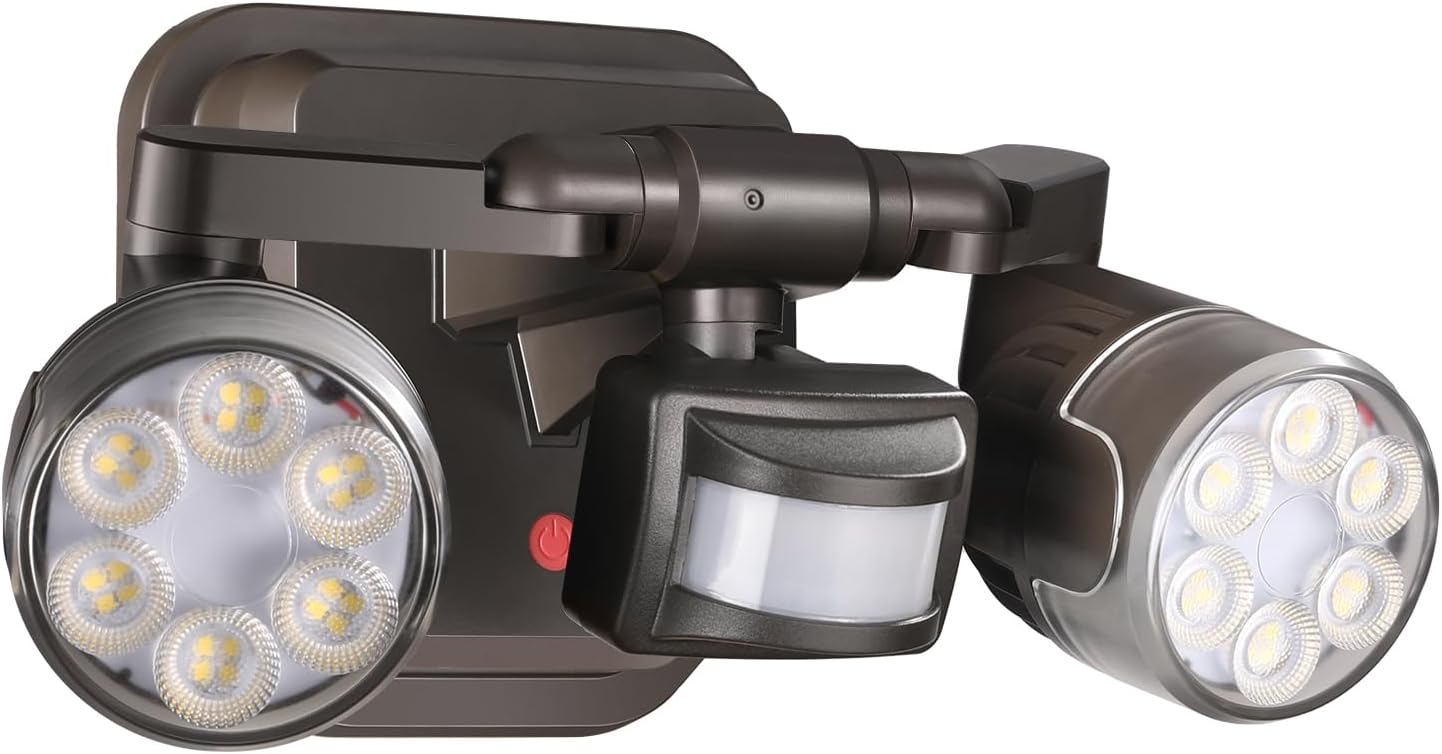 OREiN Motion Sensor Outdoor Lights with 450 Superwide Adjustment