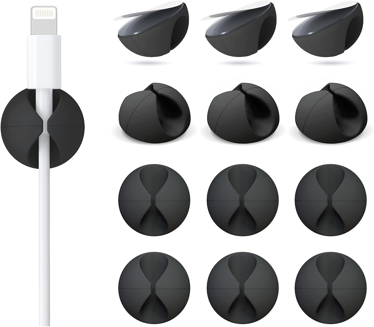 Organize Cables Easily with Znben Adhesive Cable Clips