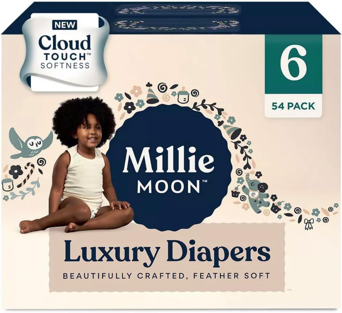 Ultra Absorbent Size 6 Luxury Diapers - Pack of 54