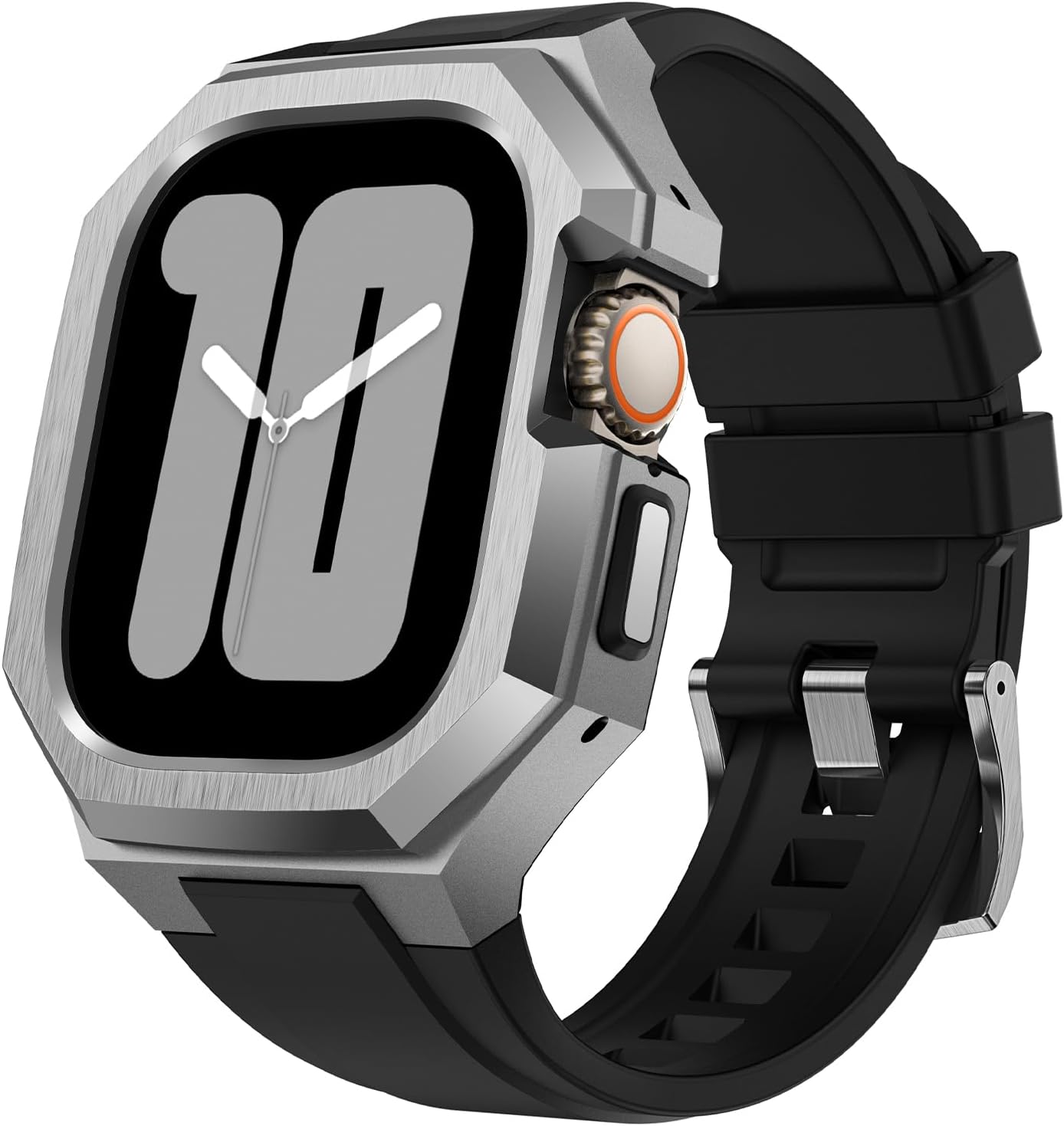 Luxury Metal Case with Band for Apple Watch 44mm 45mm 46mm 49mm