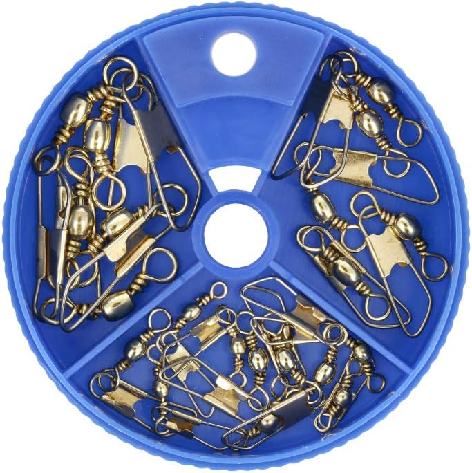 Effortlessly Switch Your Lures with Eagle Claw Snap Swivel Set