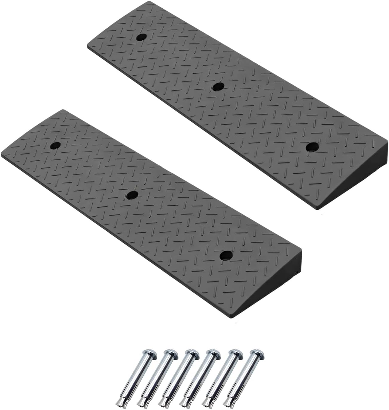 Heavy Duty Rubber Curb Ramps for Vehicles and Equipment Use