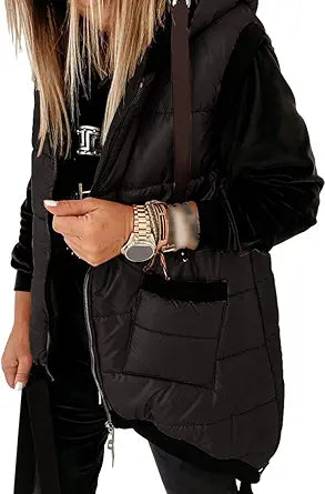 Kaxindeb Women's Lightweight Hooded Outwear Vest for All Occasions