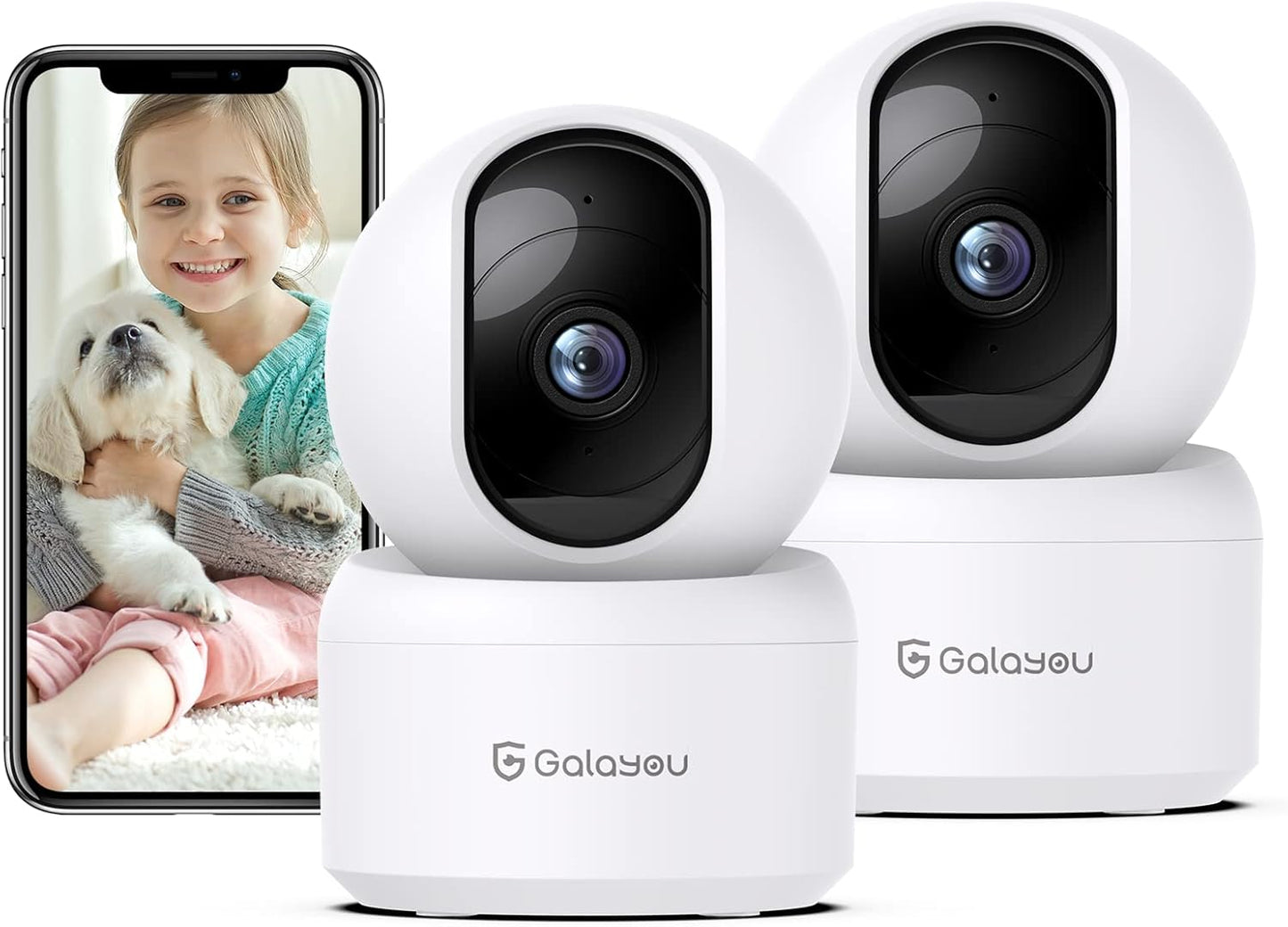 Crystal Clear 2K Security: GALAYOU 360 Cam