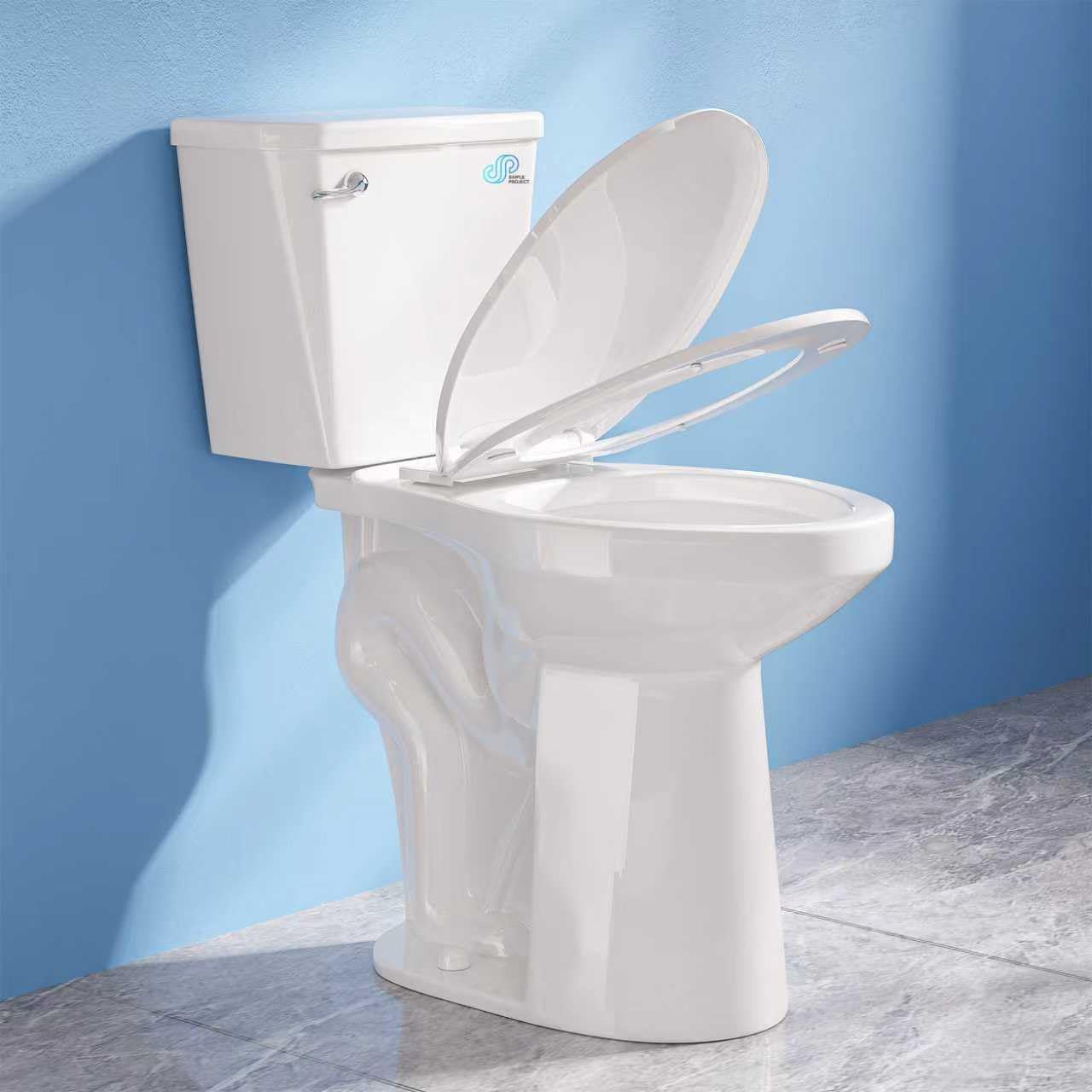 Comfort Height 21 Inch Tall Toilet for Seniors and Tall Users