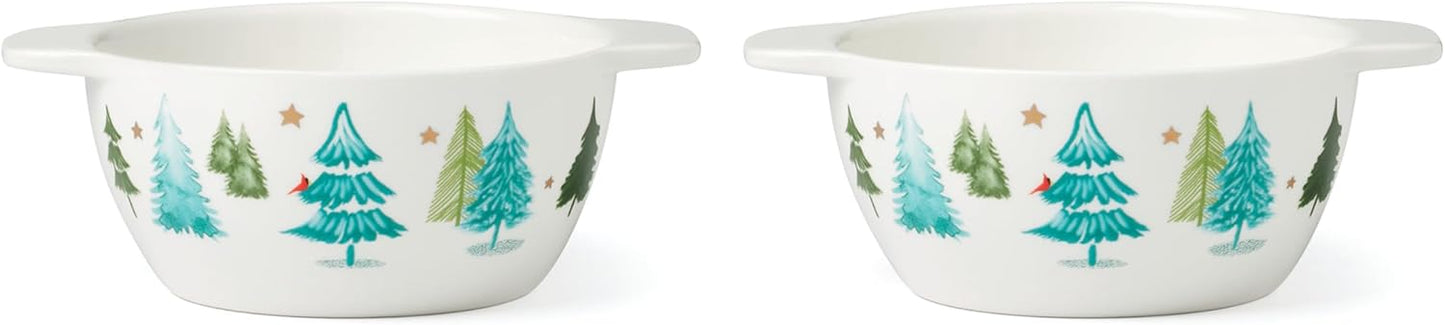Lenox Balsam Lane Soup Bowls Set of 2 for Holiday Hosting