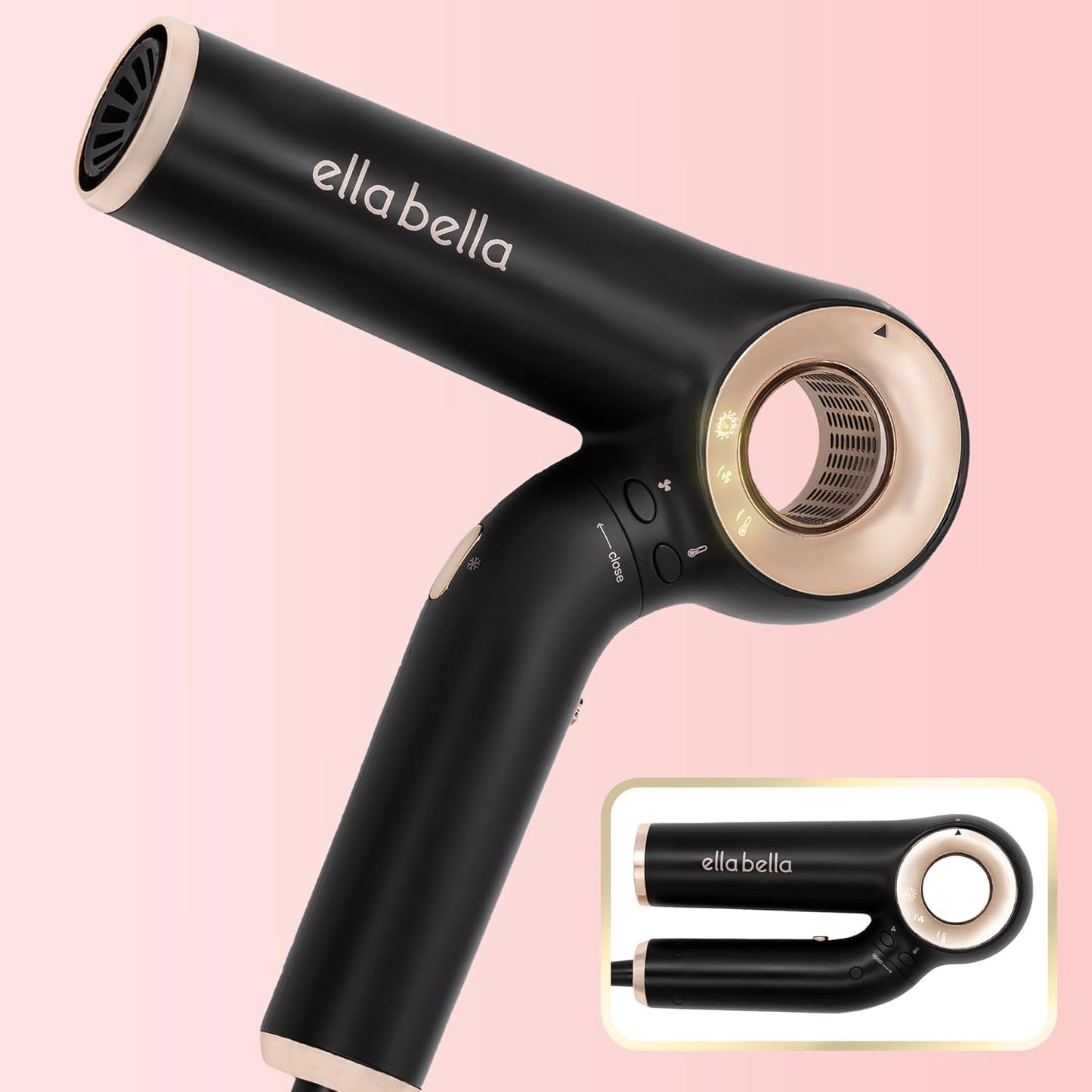 ELLA BELLA Ionic Travel Hair Dryer