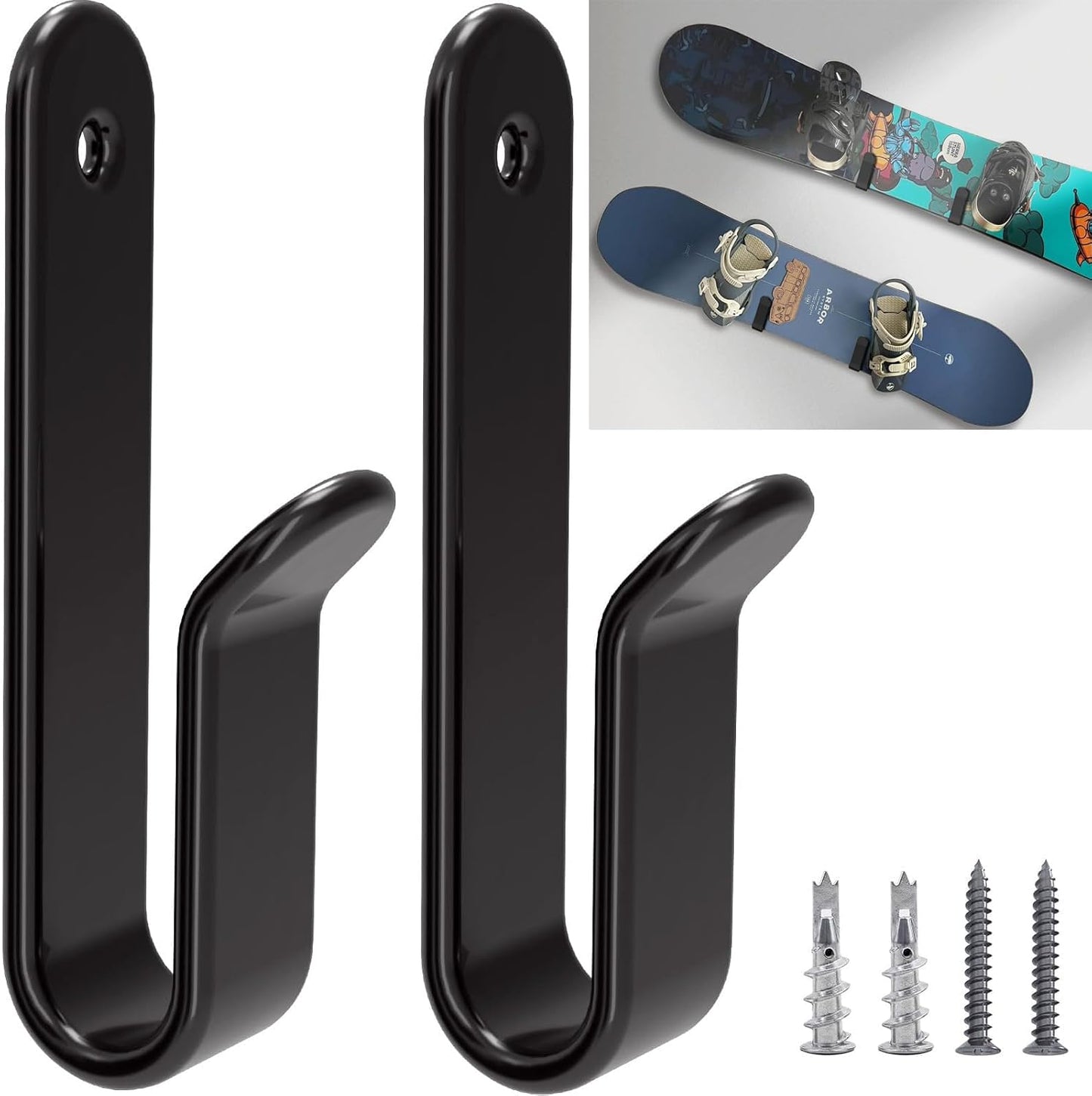 Organize Your Gear with ZIDIHUB Snowboard Wall Mount