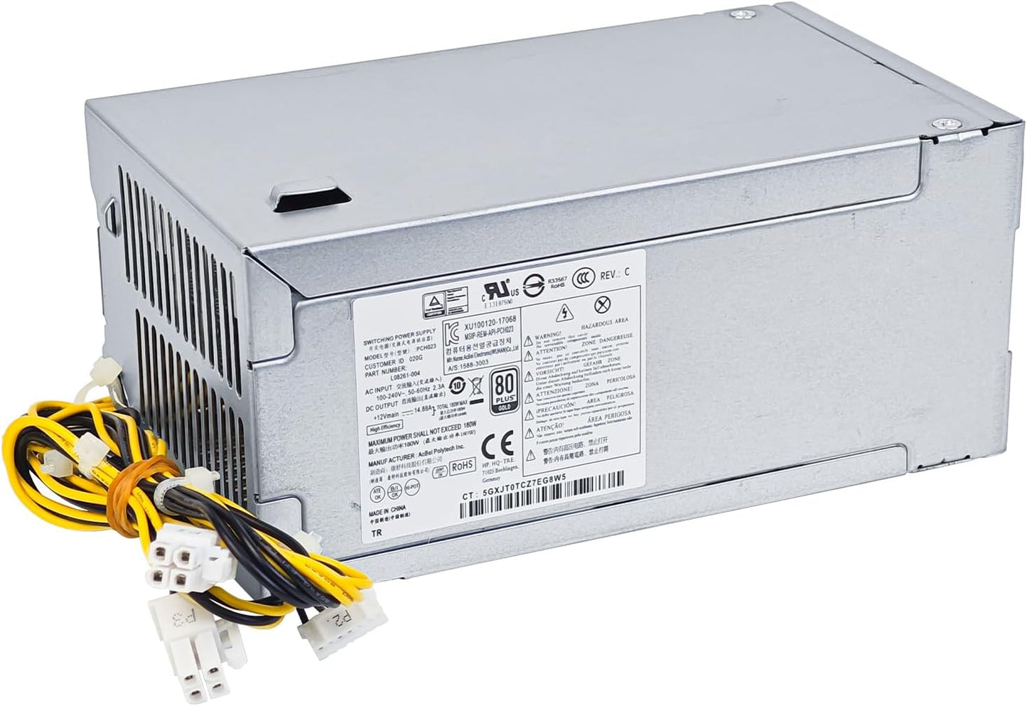 L08261-004 180W Power Supply for HP ProDesk and Pavilion PCs