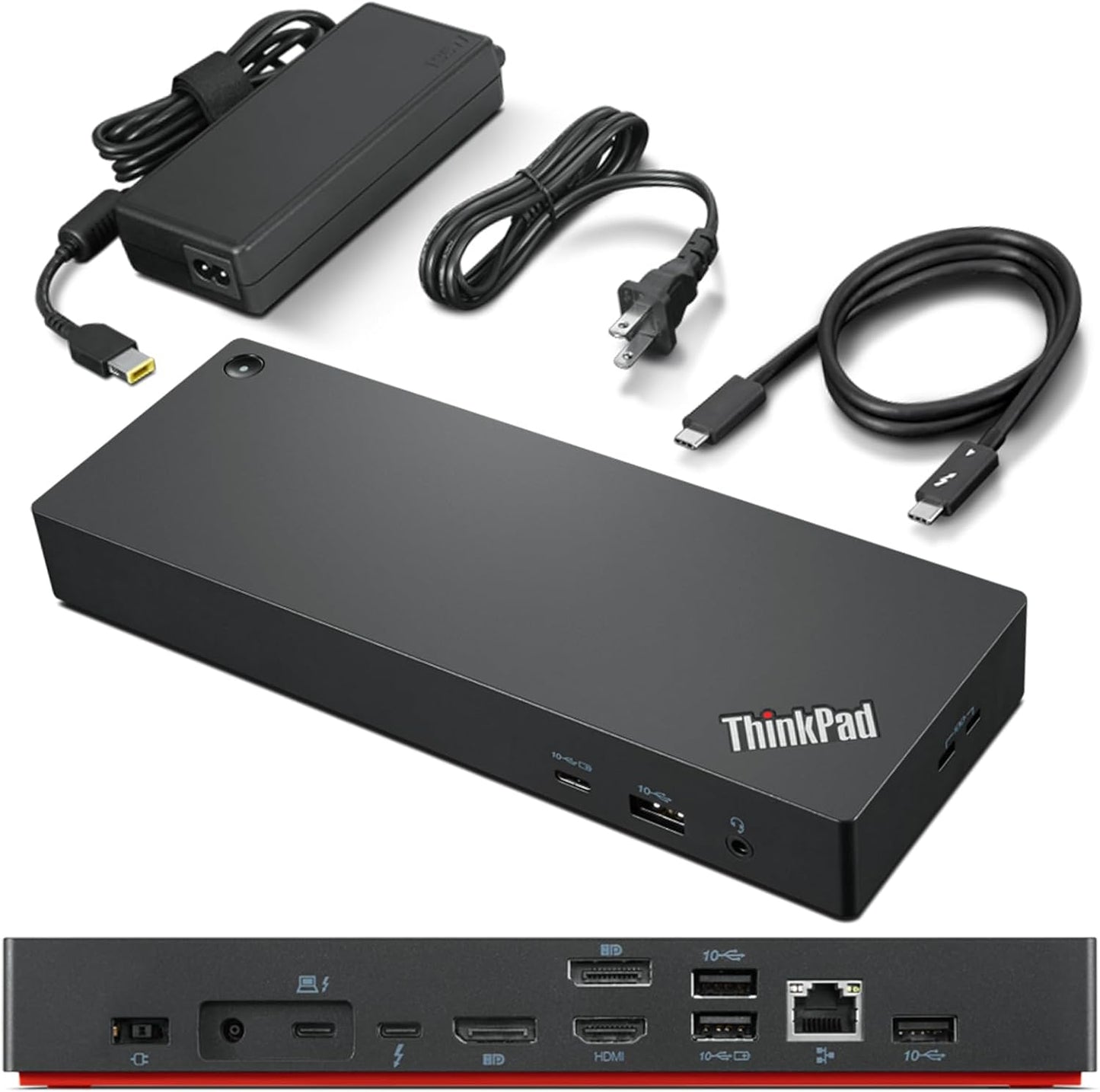 Lenovo Thunderbolt 4 Dock: 4 Displays, 100W Charging