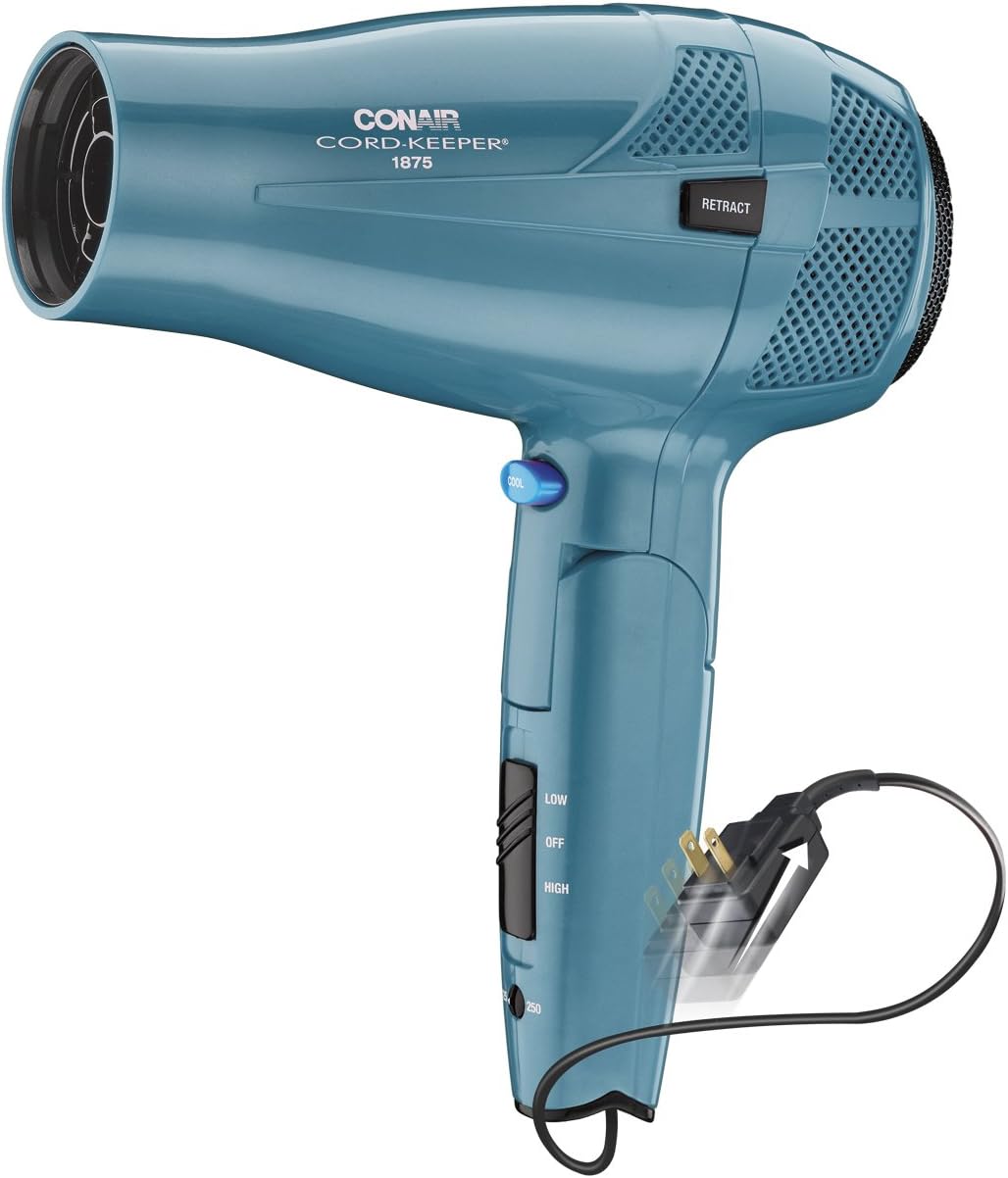 Conair 1875W Travel Hair Dryer - Compact & Powerful!