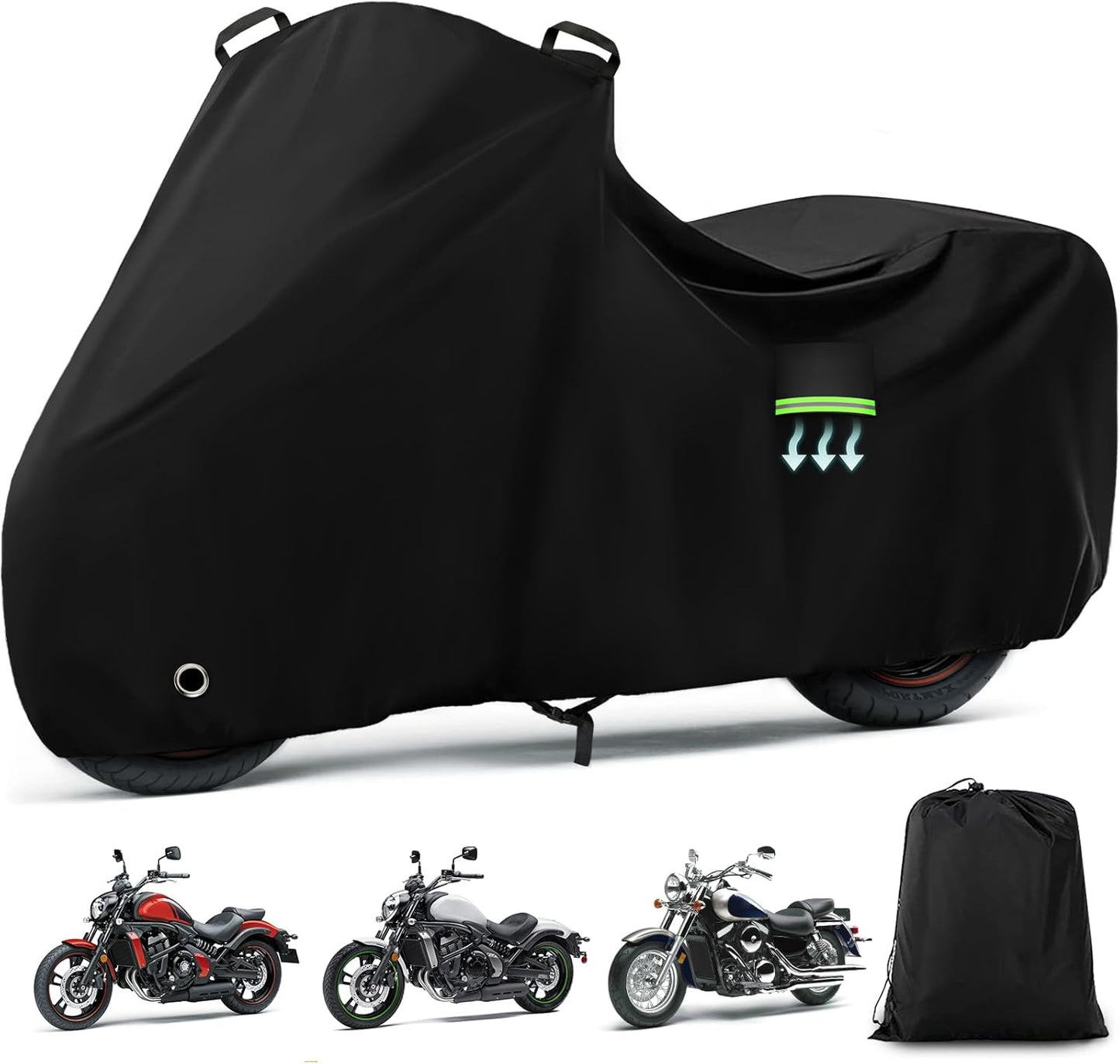 Motorcycle Cover Waterproof for Kawasaki Vulcan S 650/900/1500