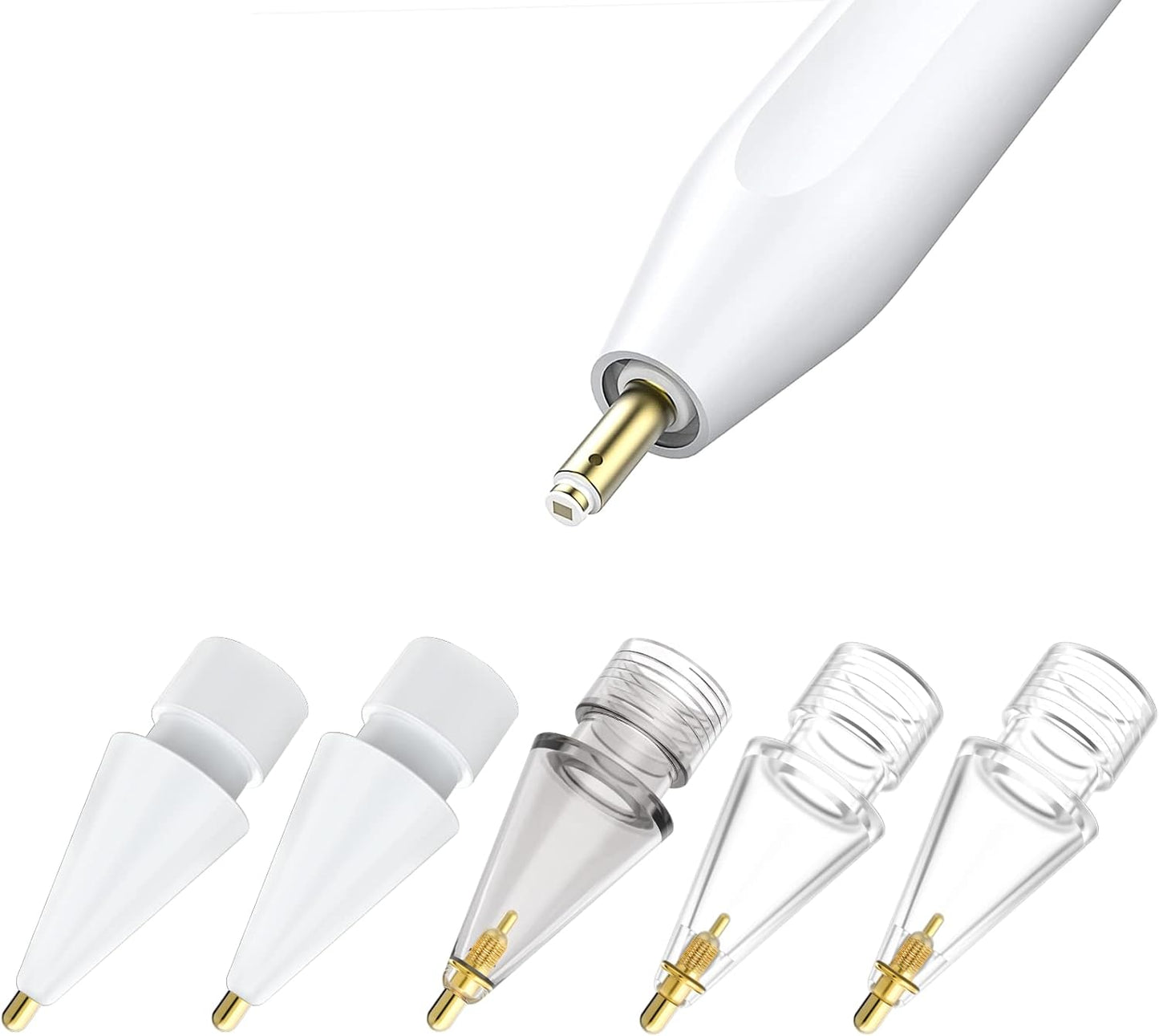 Boben 5 Pack Apple Pencil Tips - Precise Control, Metal Tip