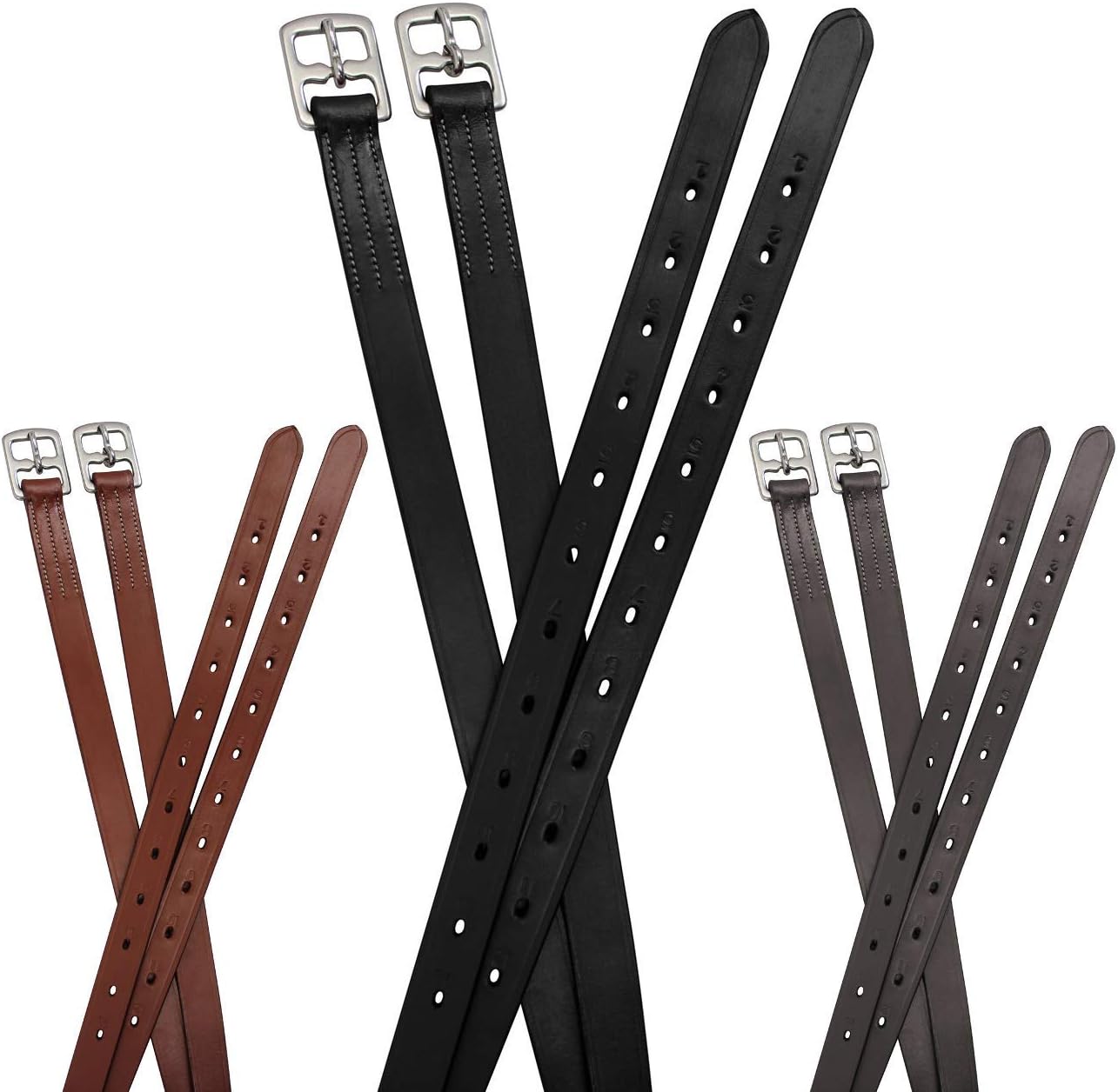 Soft Leather Stirrup Leathers with Stainless Steel Hardware Review
