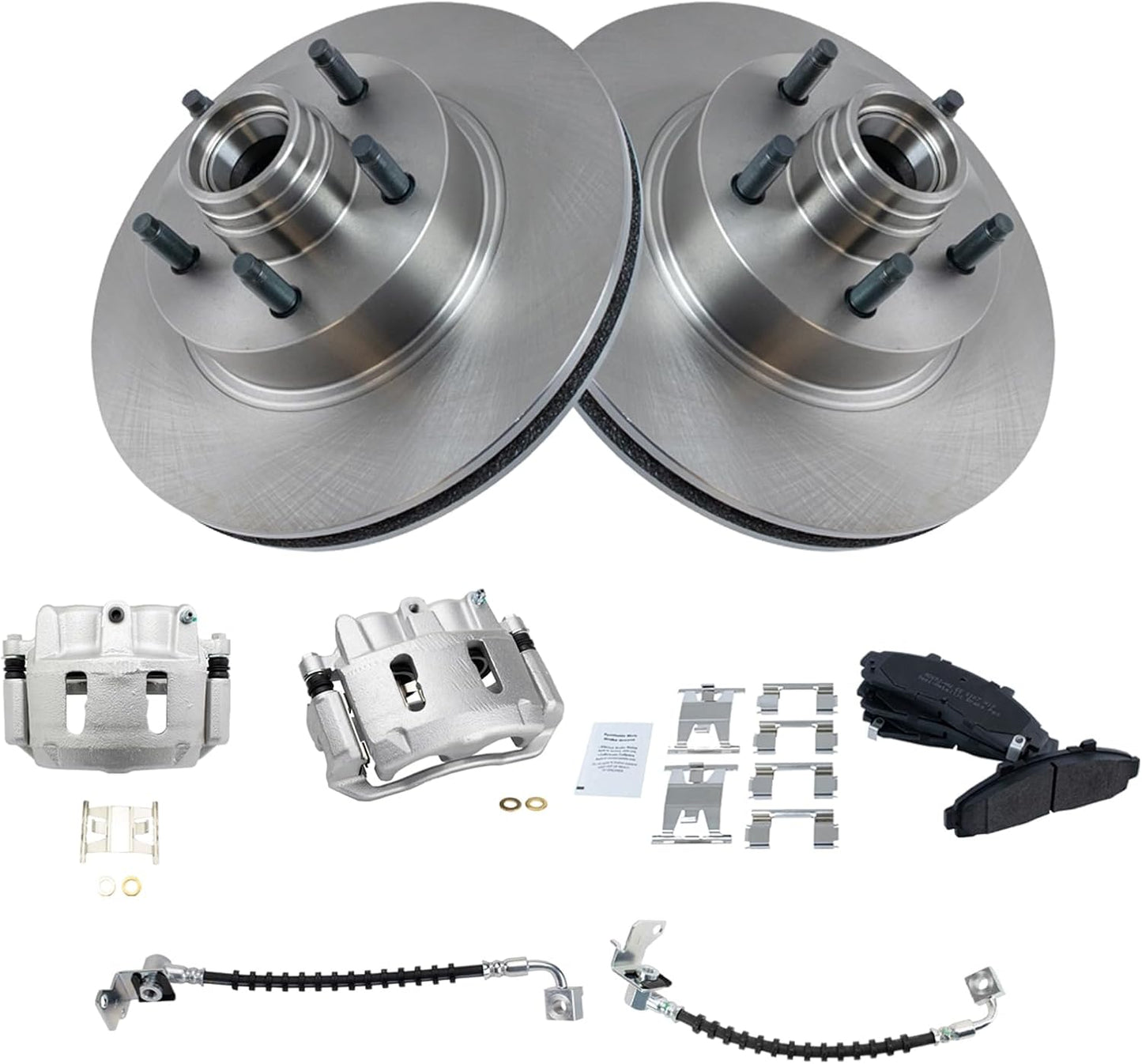TRQ Front Brake Pad & Rotor Kit for Ford Explorer & Mountaineer
