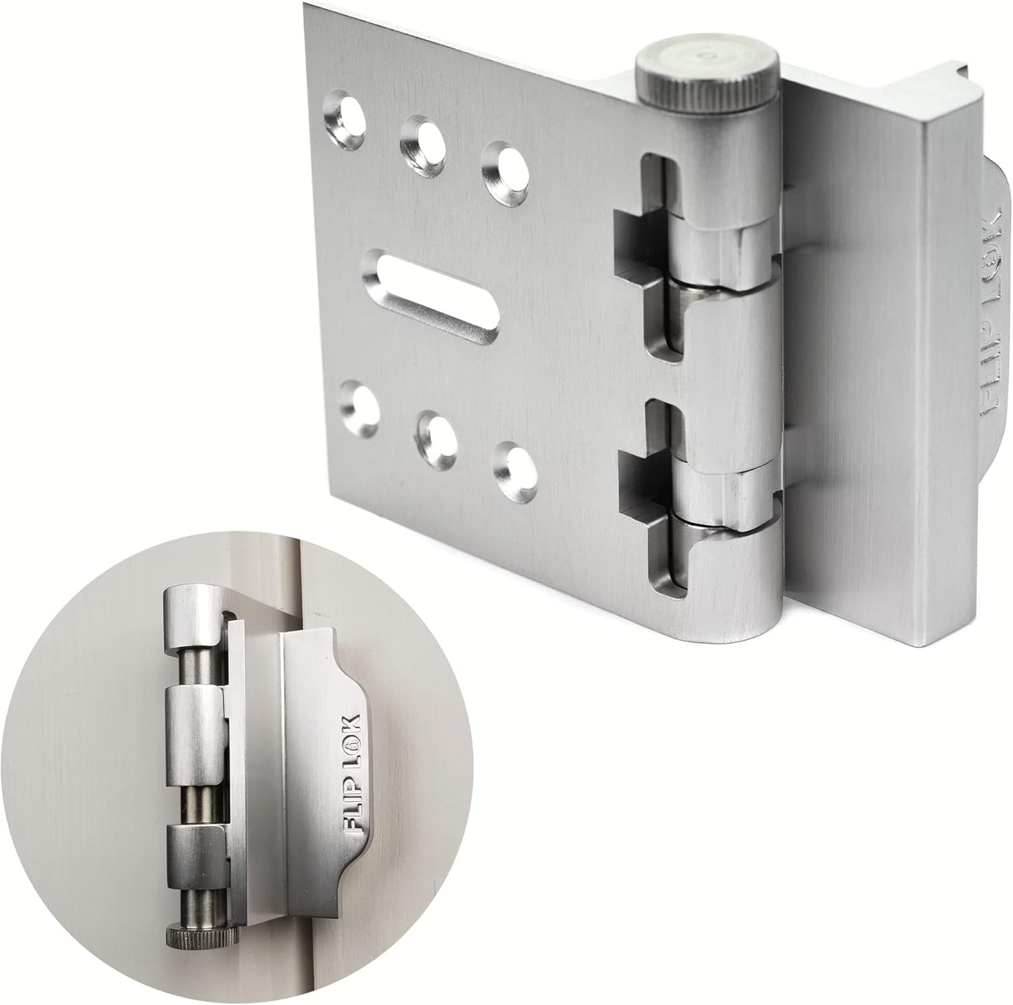 FlipLok High Security Door Lock - Keyless, Stronger Than Deadbolt