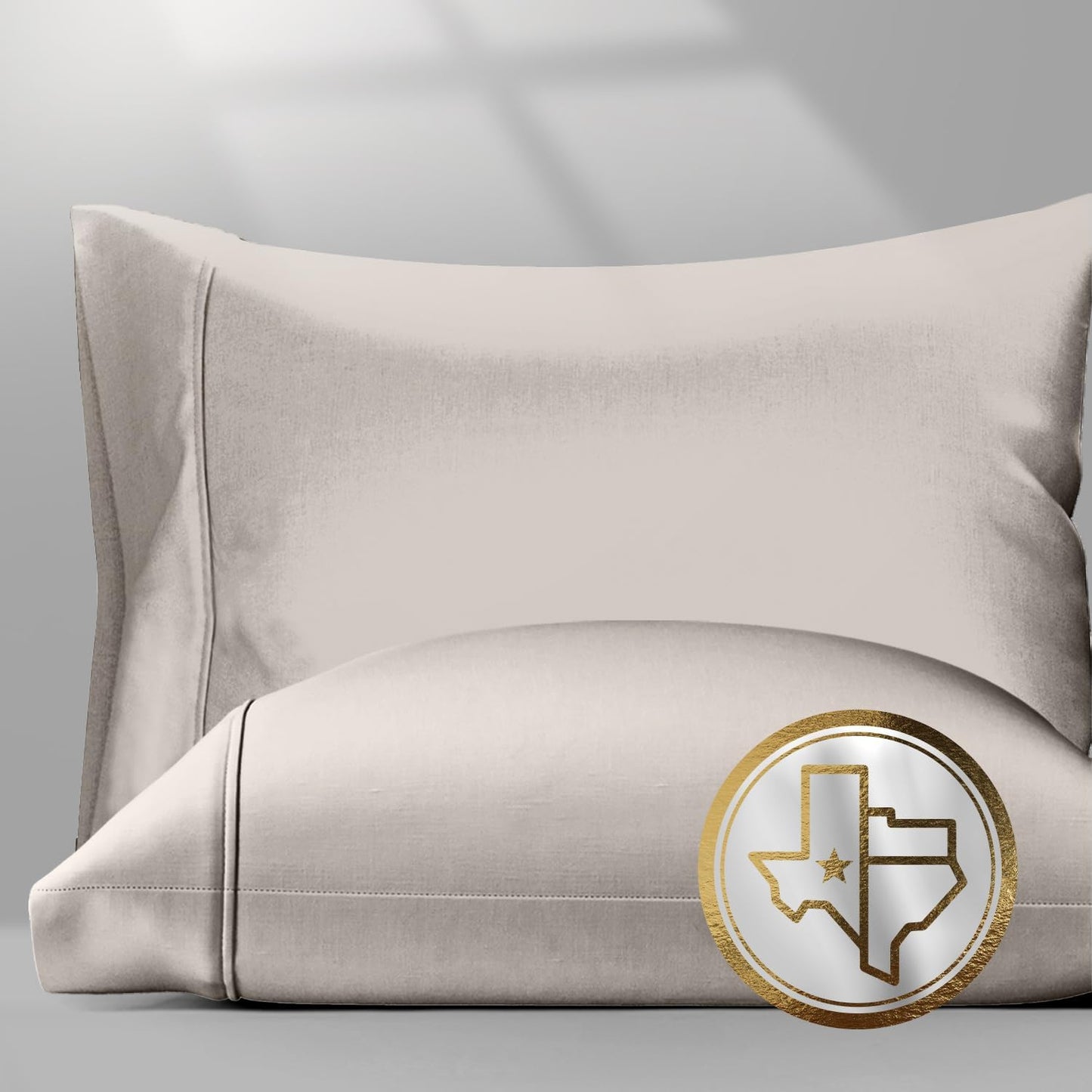 Luxury 1500 Thread Count Egyptian Cotton King Pillow Cases Set