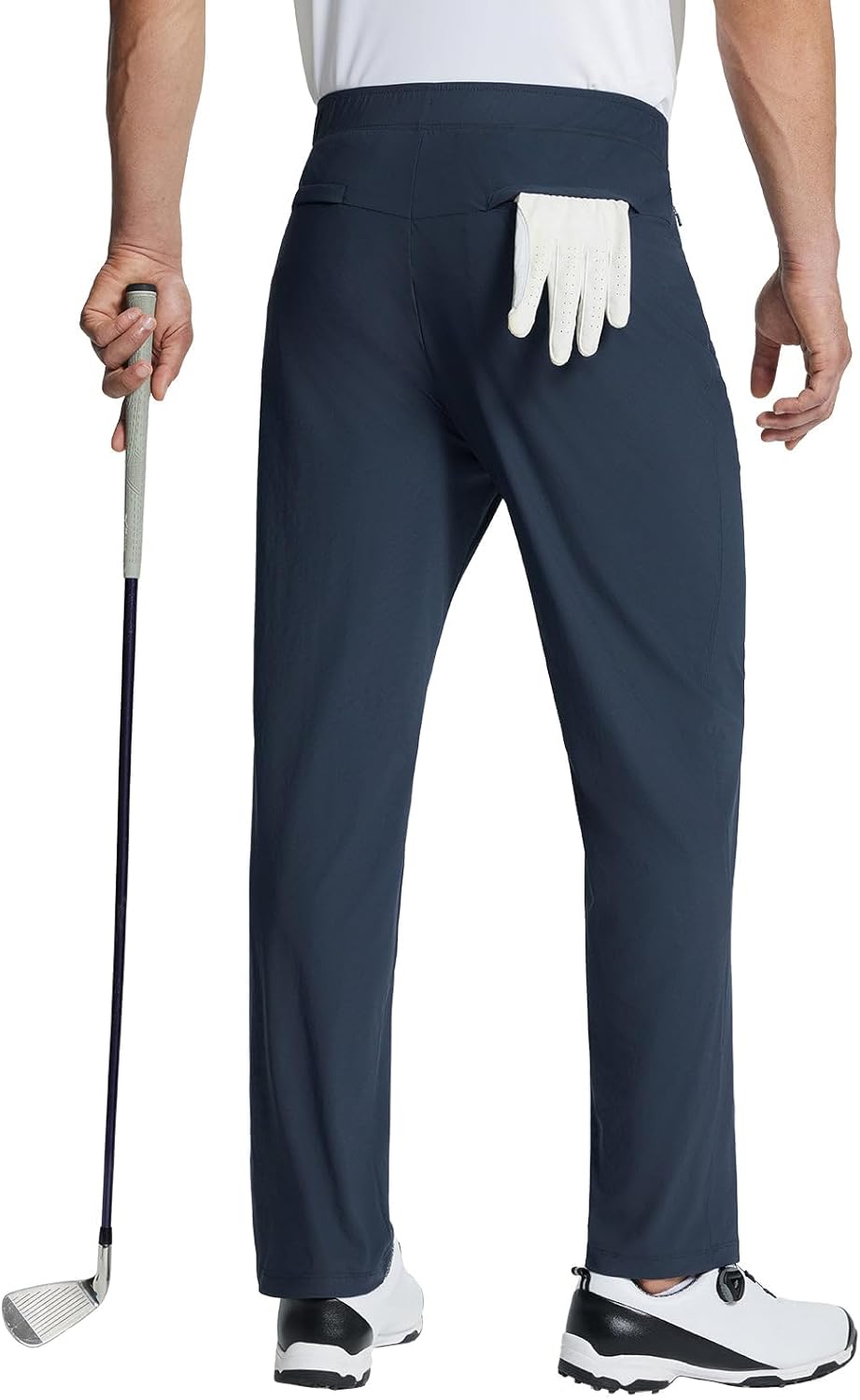 BALEAF Men's Golf Pants Stretch Relaxed Fit with Zipper Pockets