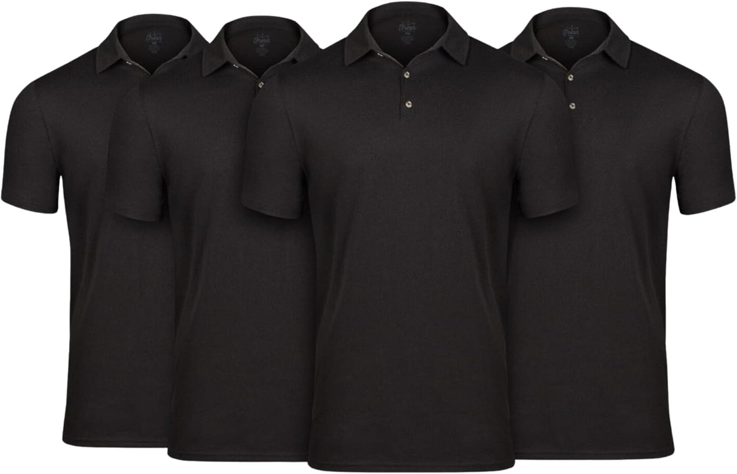 Fresh Clean Threads Mens Polo Shirts - Soft Fitted Premium Quality