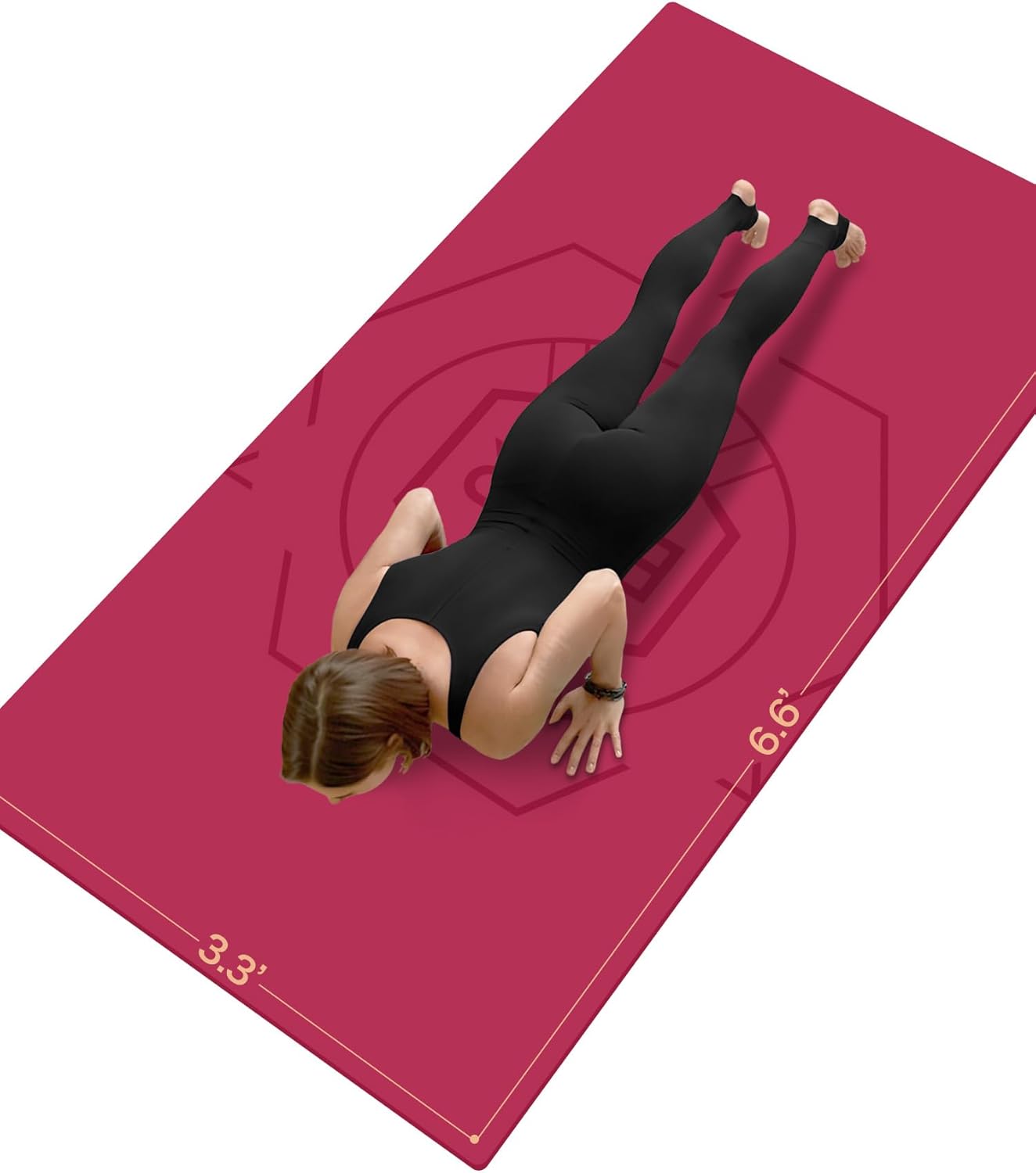 nuveti Large Non-Slip Exercise Mat - Ultimate Comfort