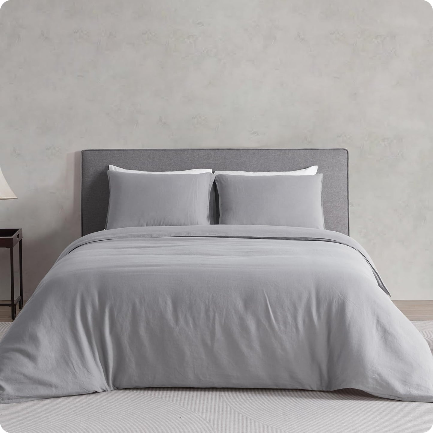 100% Linen Duvet Cover Set for Hot Sleepers - King Size