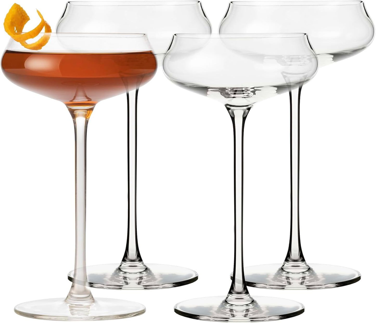 Libbey Signature Stratford Coupe Cocktail Glasses Set of 4