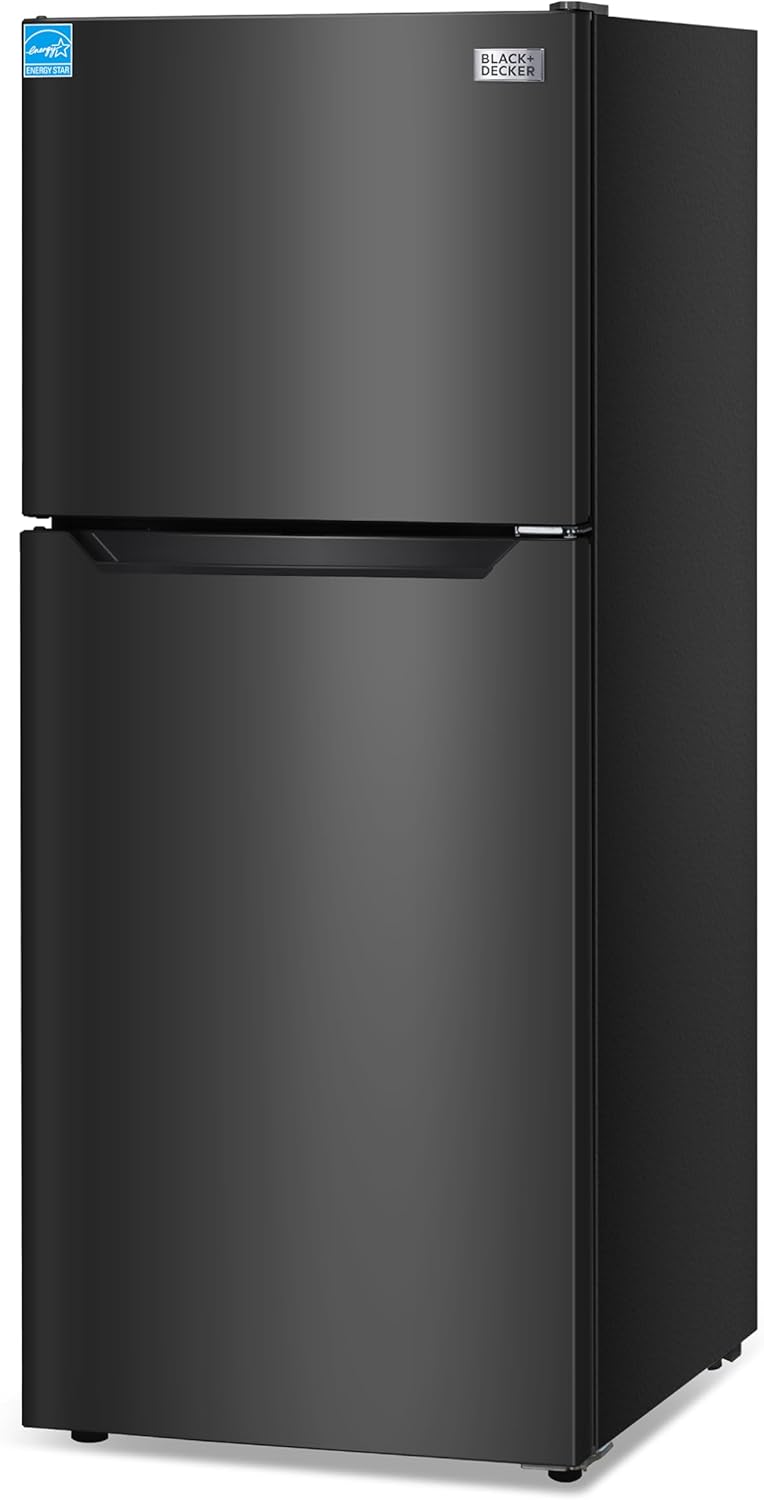 BLACK+DECKER 10 Cu. Ft. Top Mount Refrigerator with Freezer