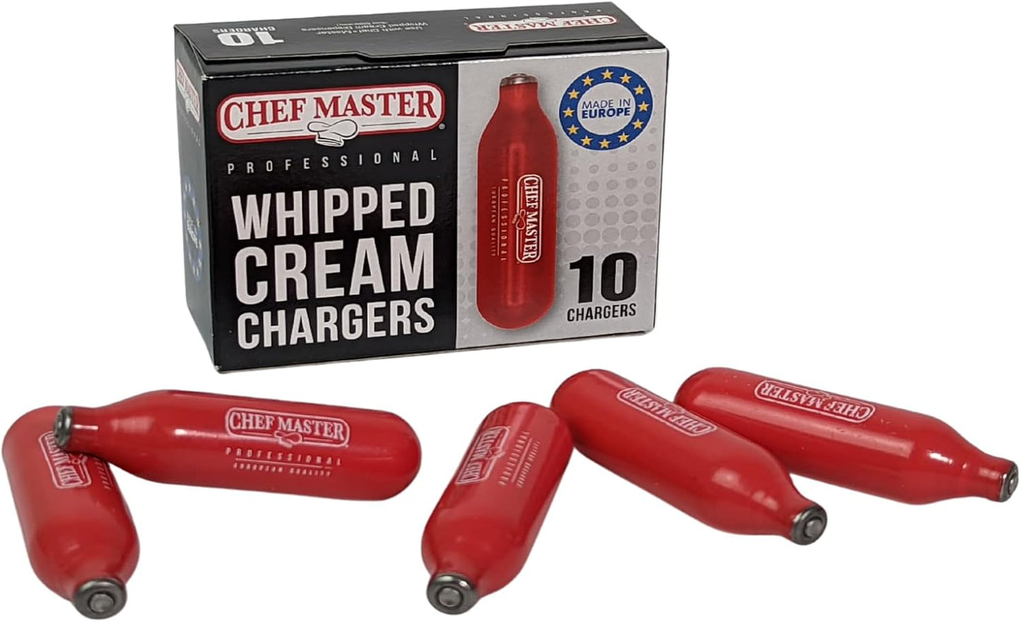 EU Made Whipped Cream Chargers - Food Safe & Universal Fit